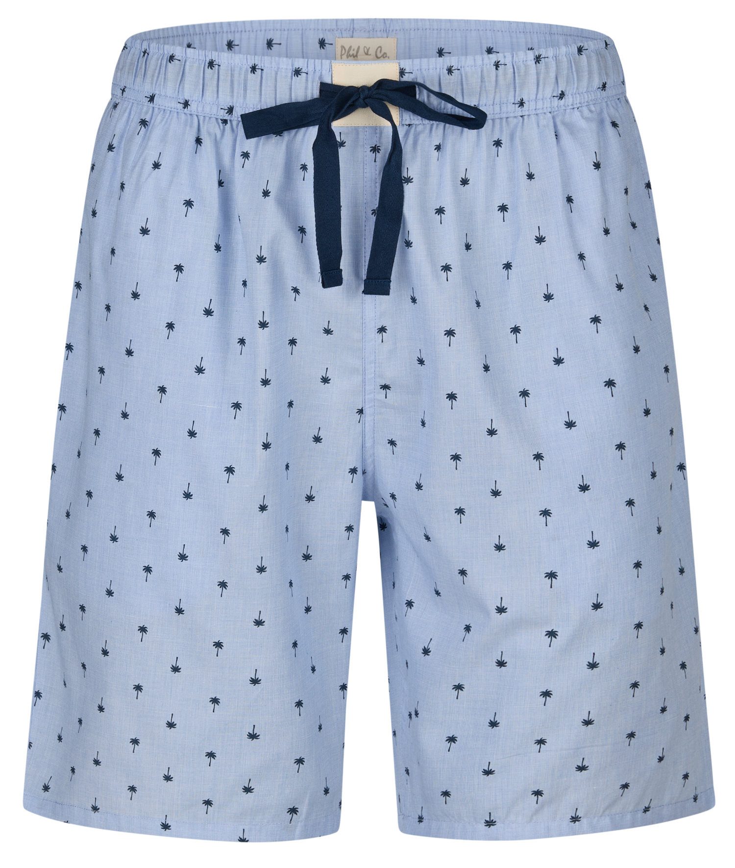 Phil & Co. Pyjamashorts Herren Pyjamahose kurz Web Qualität (1-tlg) Baumwol günstig online kaufen
