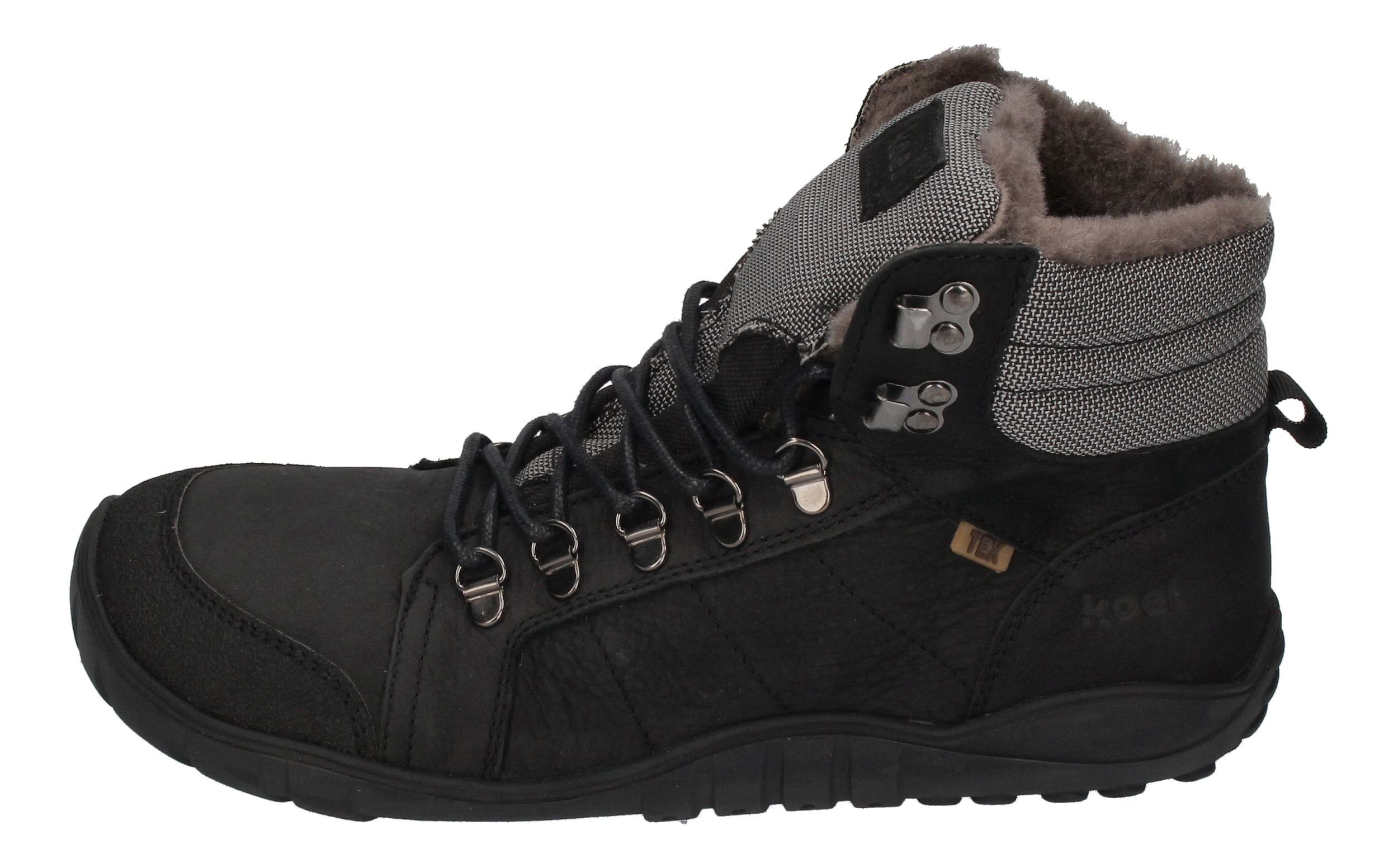 KOEL Paul Lambwool Barfußschuh Black günstig online kaufen