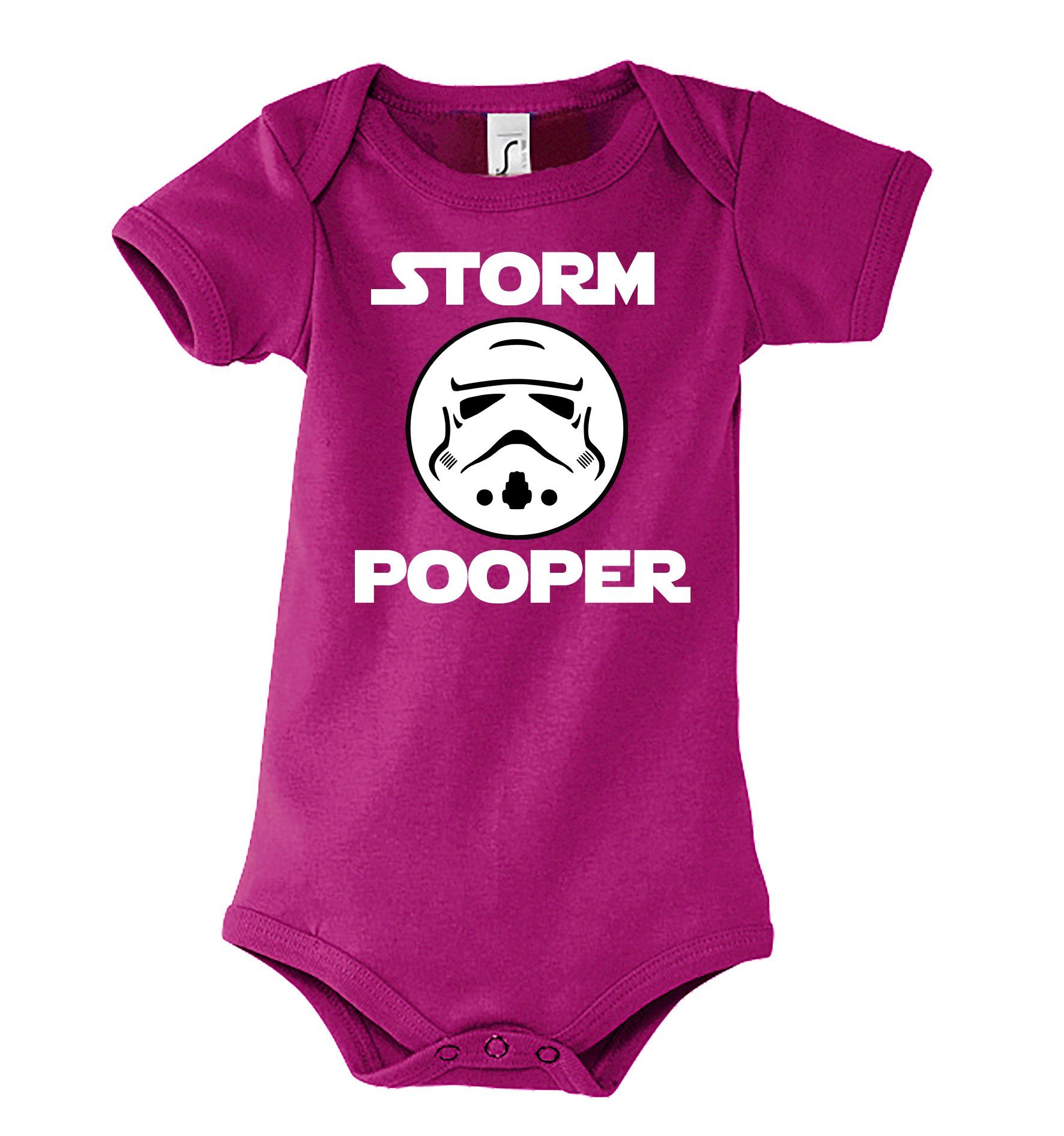 Kurzarmbody Storm Pooper Trooper Baby Body Kurzarm Strampler