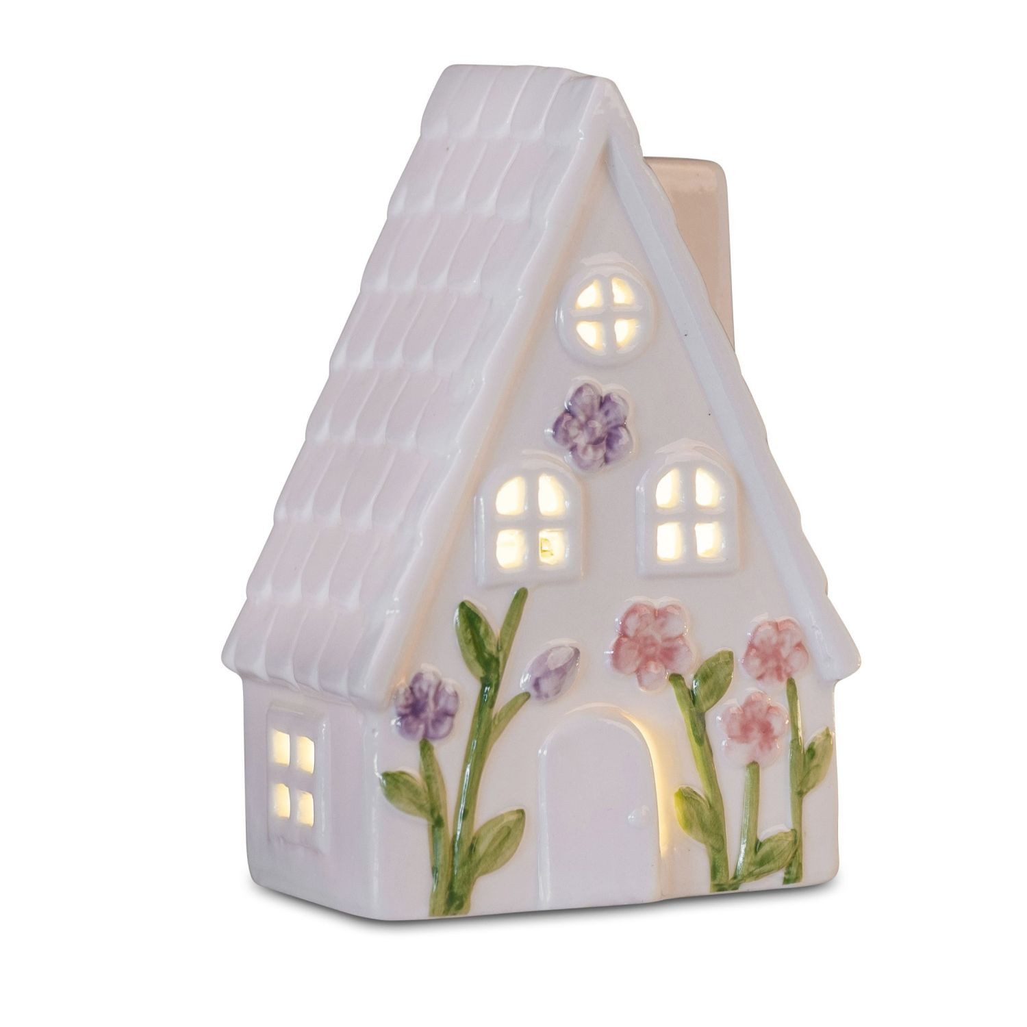 formano Dekofigur Häuser, Höhe: 13cm, Farbe: Weiß, Motiv: Haus