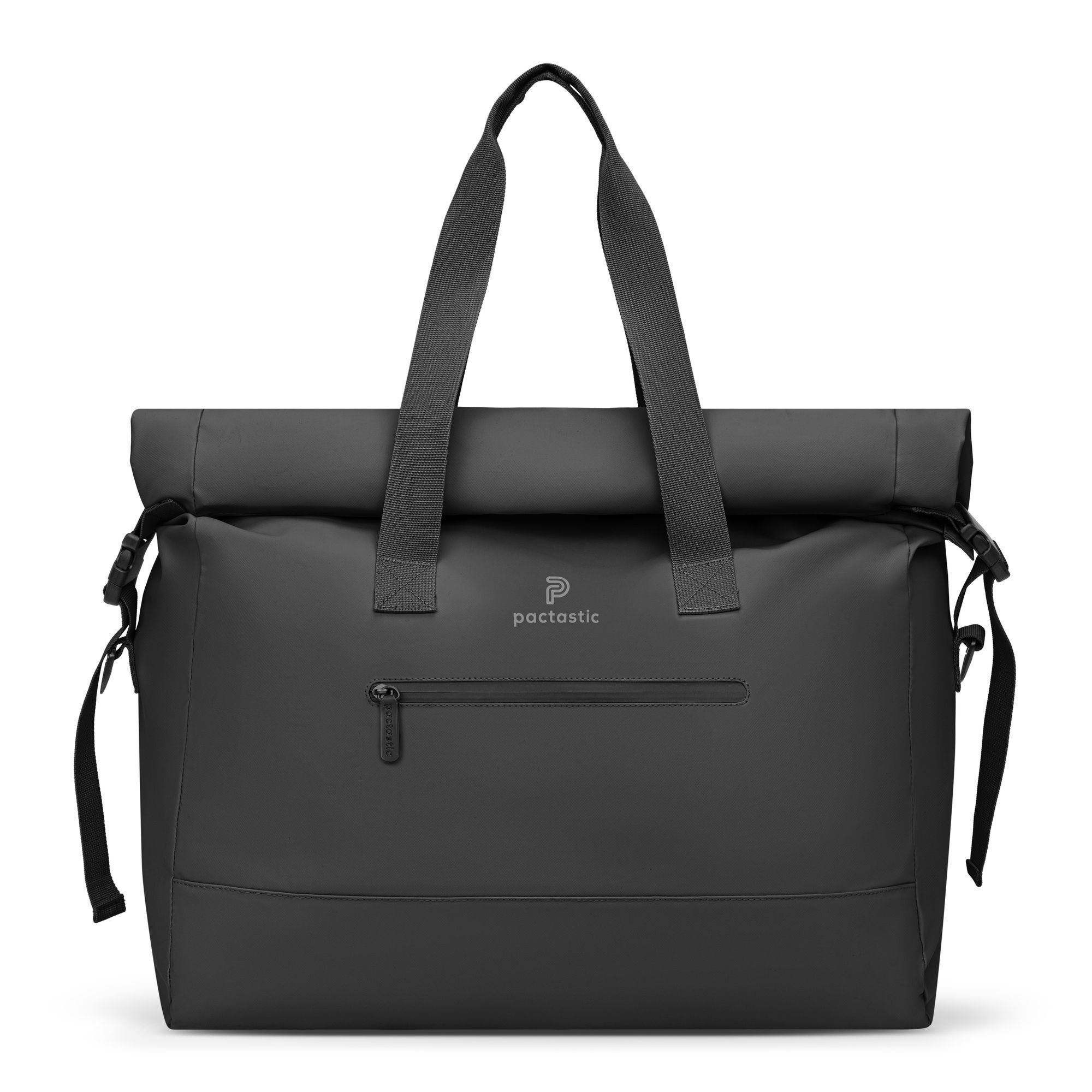 Pactastic Weekender black Urban Collection, Tech-Material Veganes