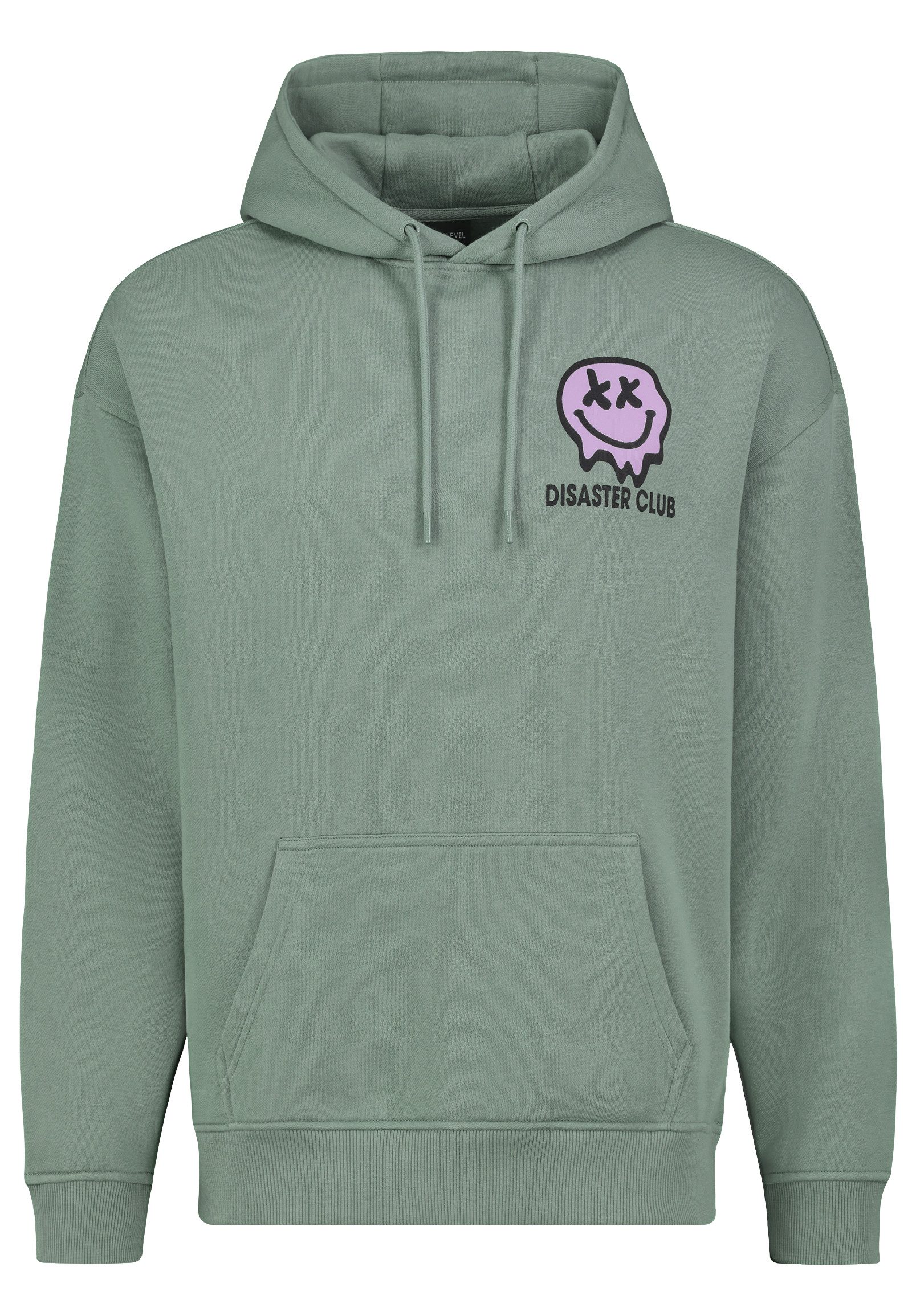 SUBLEVEL Hoodie Herren Kapuzenpullover mit verspielten günstig online kaufen