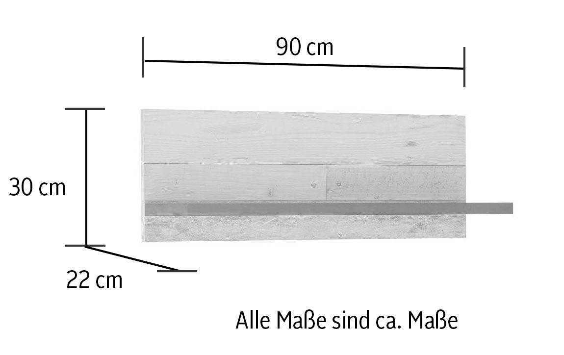 Home affaire Küche Sherwood, Breite 400 cm, ohne E-Geräte