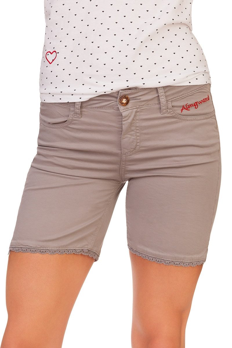 Almgwand Trachtenjeans Trachtenjeans Damen - KECHTALM - taubenblau, grau