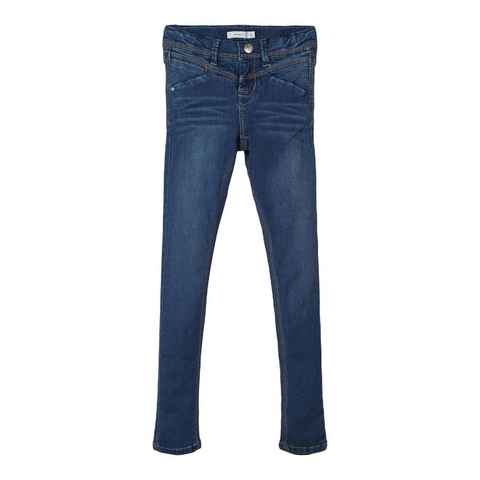 Name It 5-Pocket-Jeans Mädchen Skinny Fit Stretch Jeans