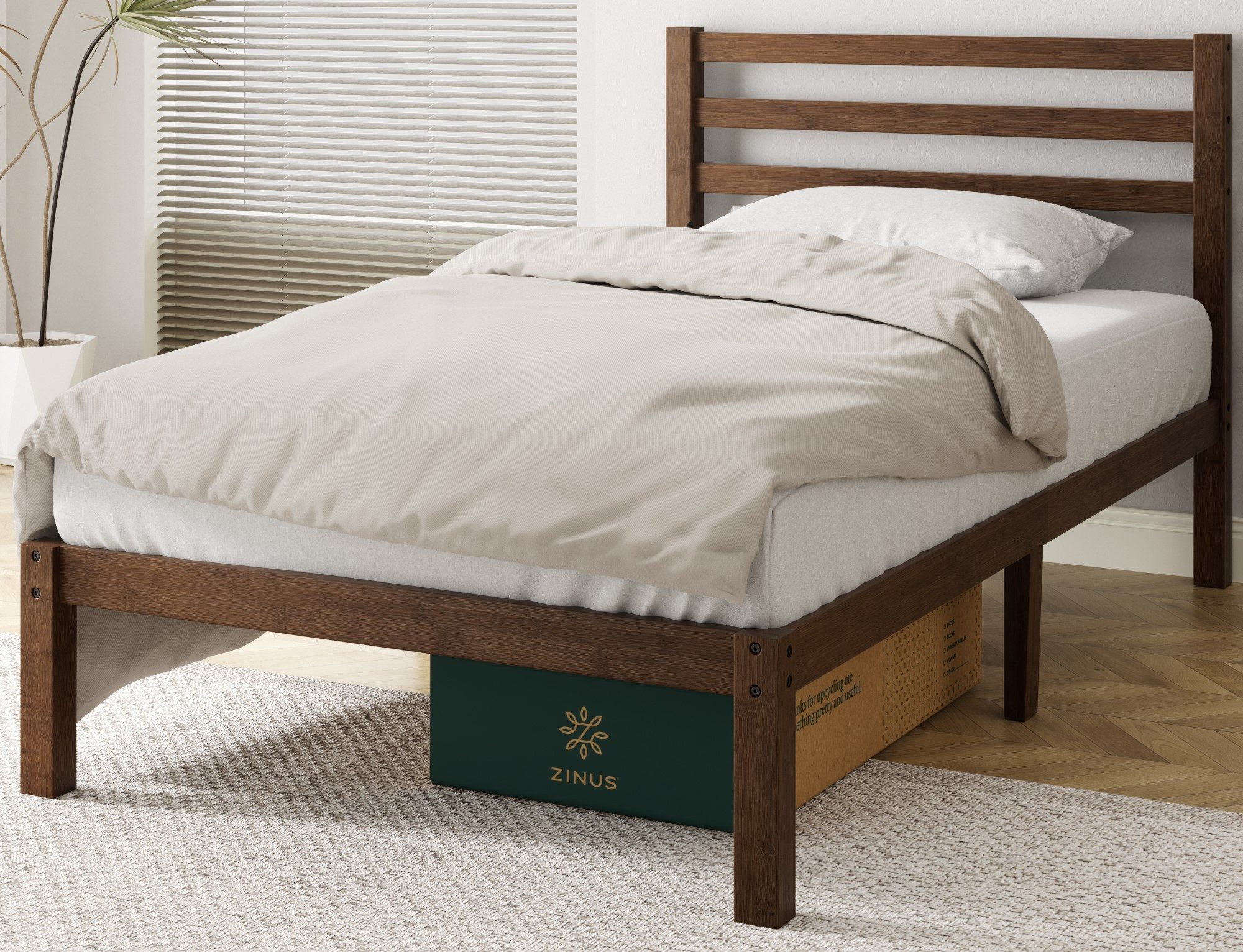 ZINUS Massivholzbett Leni (Packung, 1-tlg., aus günstig online kaufen