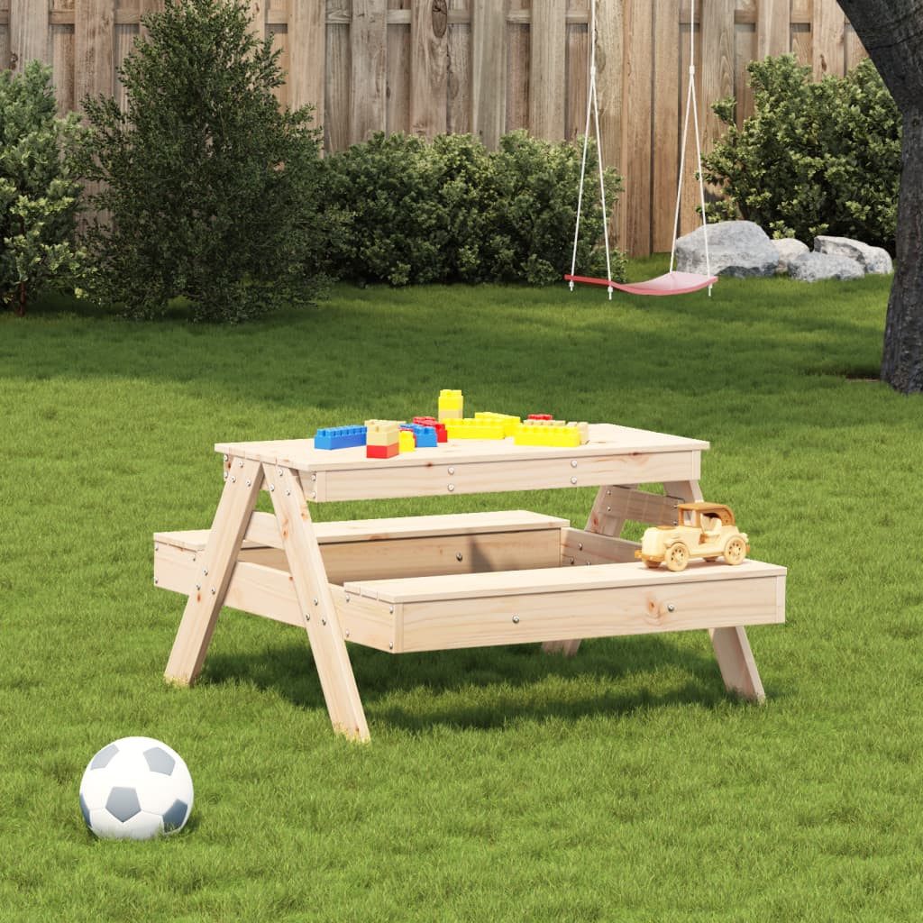 vidaXL Gartentisch Picknicktisch für Kinder 88x97x52 günstig online kaufen
