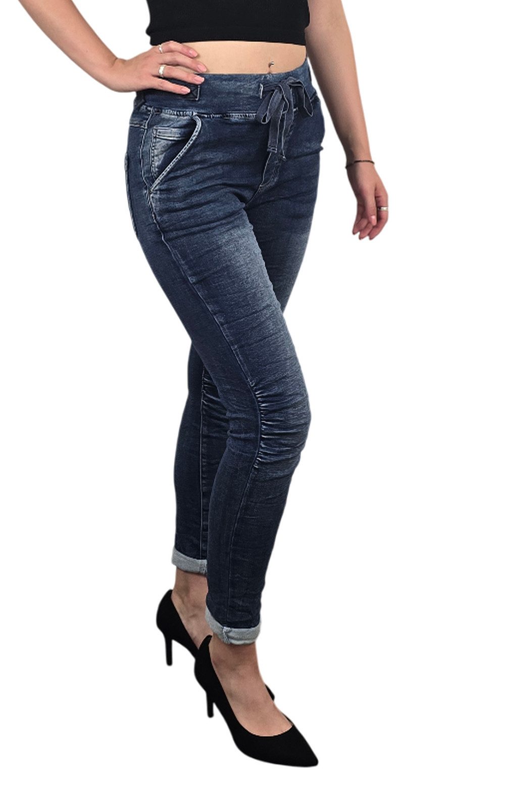 MELLY & CO Jogg Pants Jogg Pants Jogpant Jeans im 5-Pocket Style