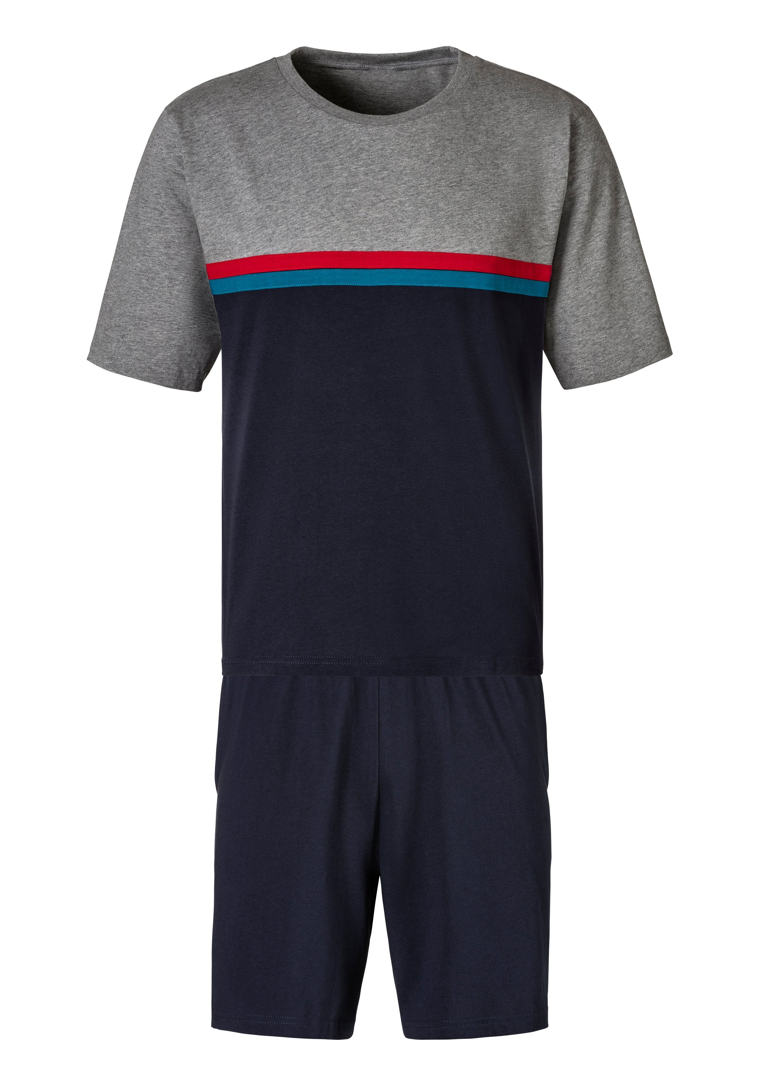 le jogger Pyjama 1 Stück, 2 Stk. tlg., Schlafanzug mit Colorblock günstig online kaufen