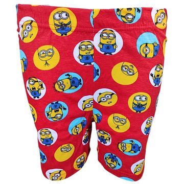 Minions Schlafanzug (2 tlg) Jungen Pyjama Set kurz - Kinder Shorty Gr. 104-134 cm