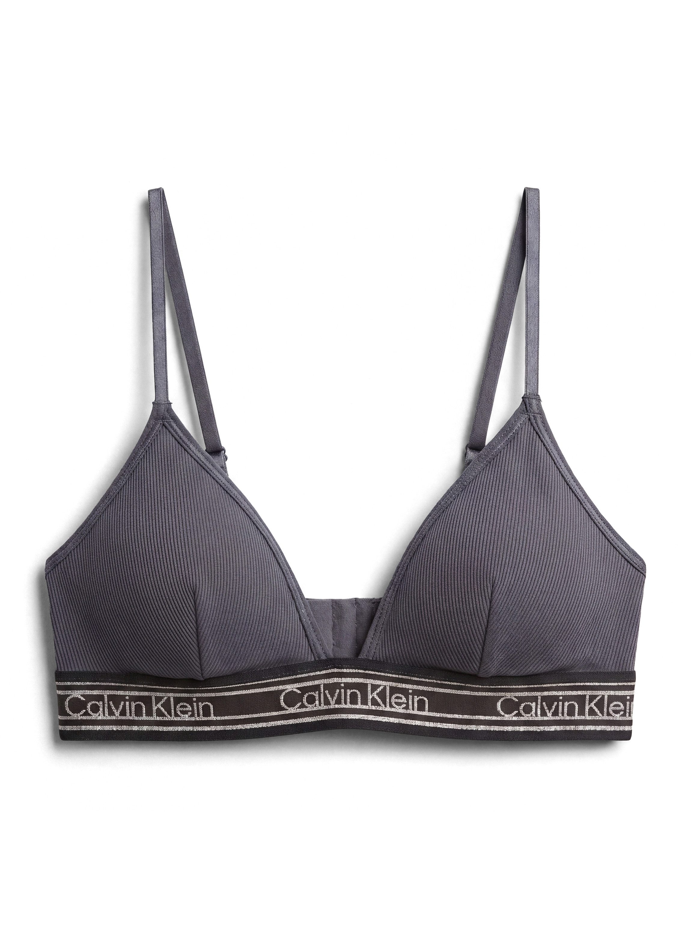 Calvin Klein Underwear Triangel-BH LIGHTLY LINED TRIANGLE mit CK-Logo am Bund