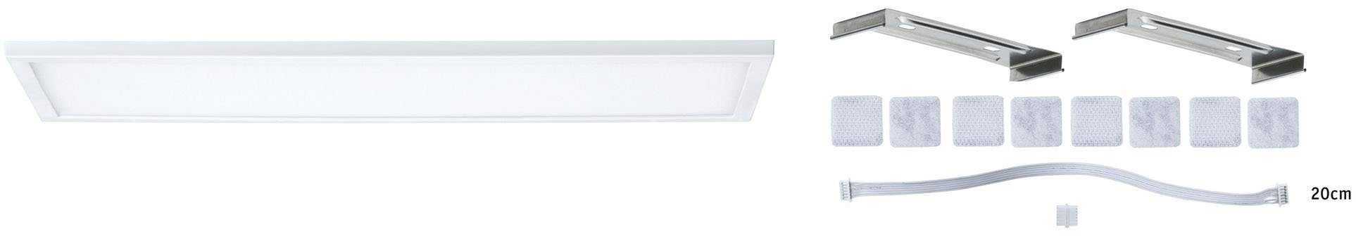 Paulmann Unterschrankleuchte LED Ace Ace fest Erweiterung, Weiß Panel 7,5W Erweiterung LED Panel 10x30cm LED 7,5W 10x30cm integriert, Warmweiß, Weiß