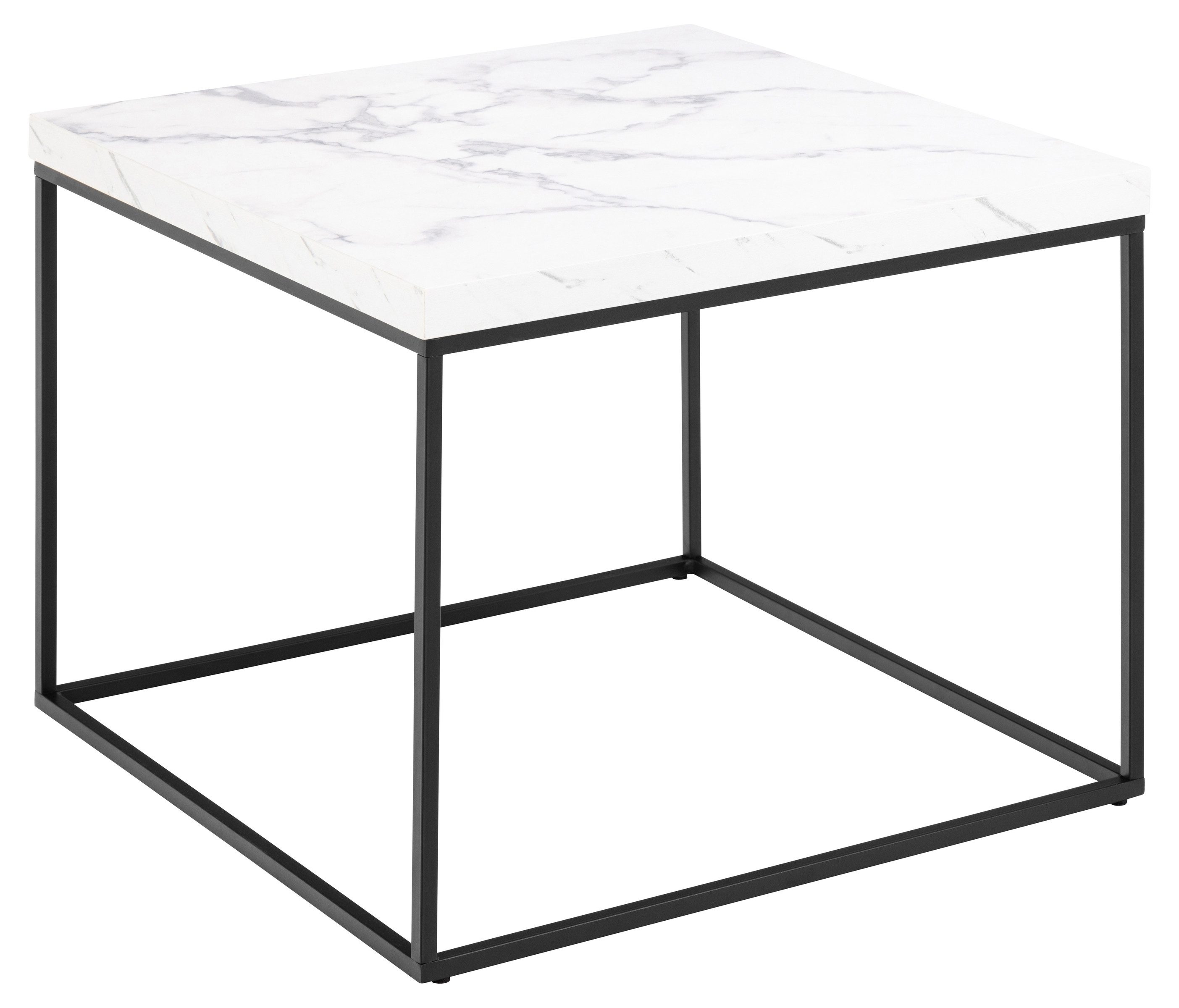 freiraum Couchtisch Barossa, in Marmoroptik-weiss, Stahl, günstig online kaufen