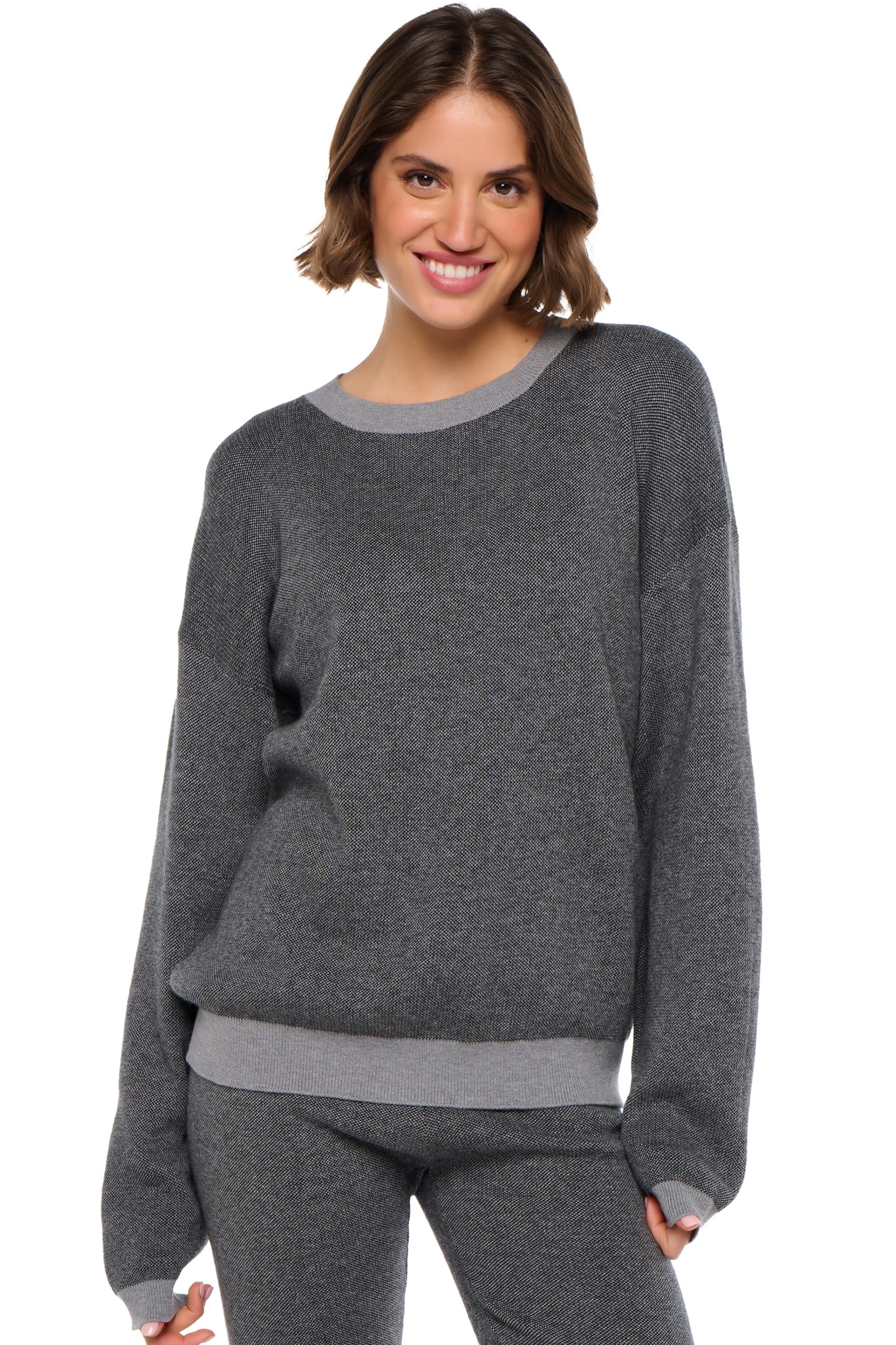 black / grey marl