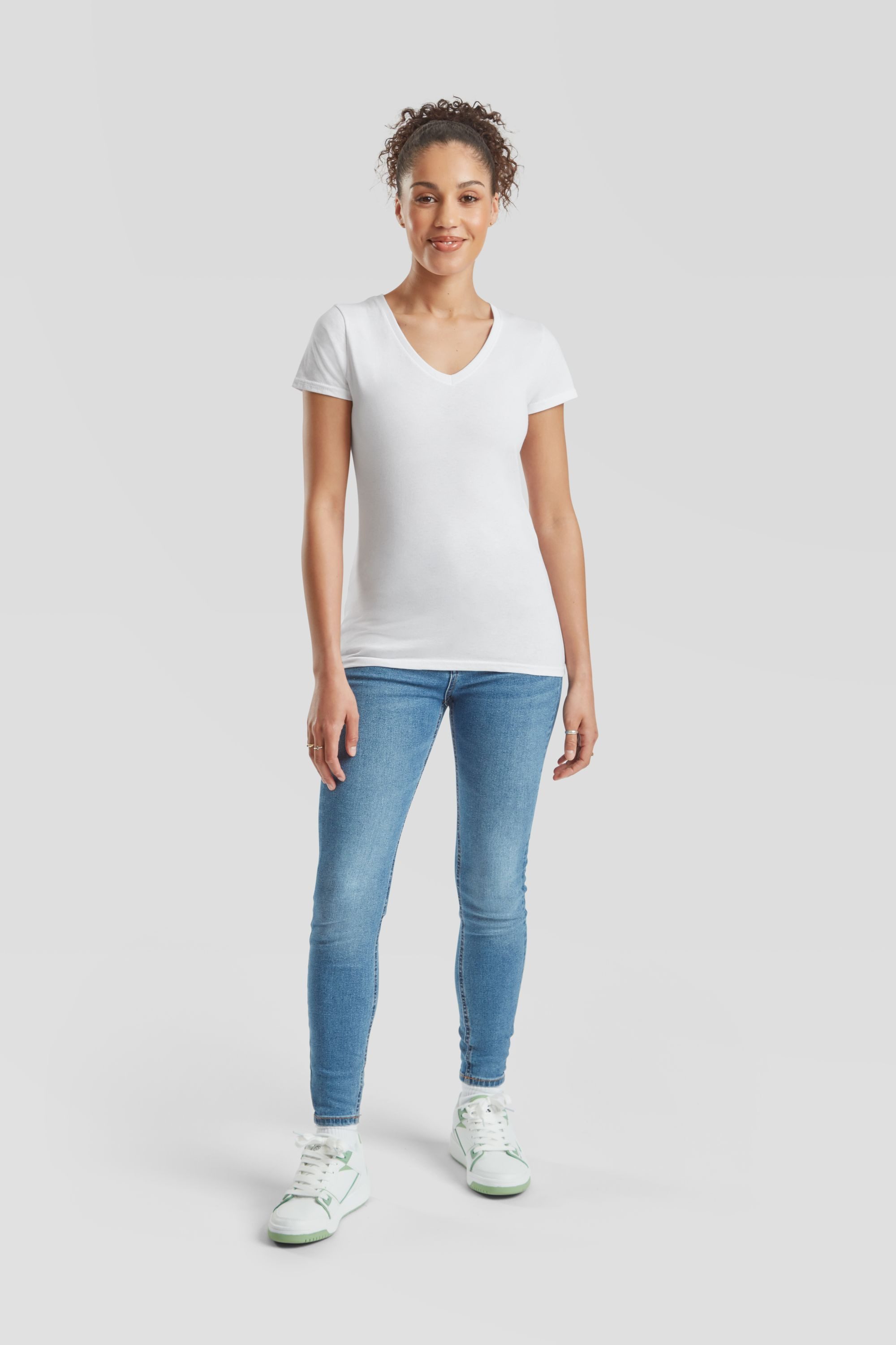 Fruit of the Loom V-Shirt Ladies Valueweight V-Neck T günstig online kaufen