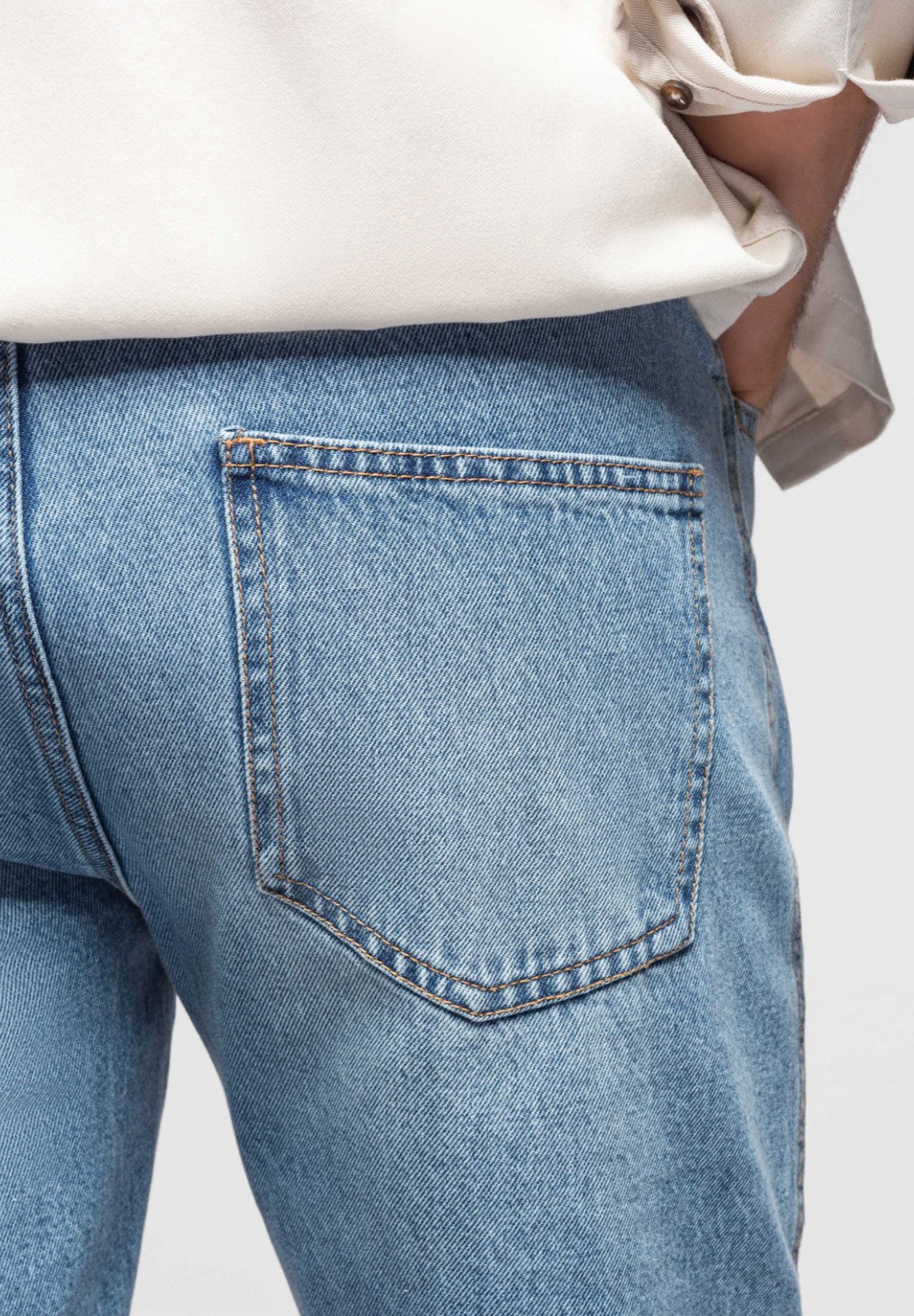 OMBRE Jeansshorts Denim-Shorts für Männer mit Rissen und Löchern