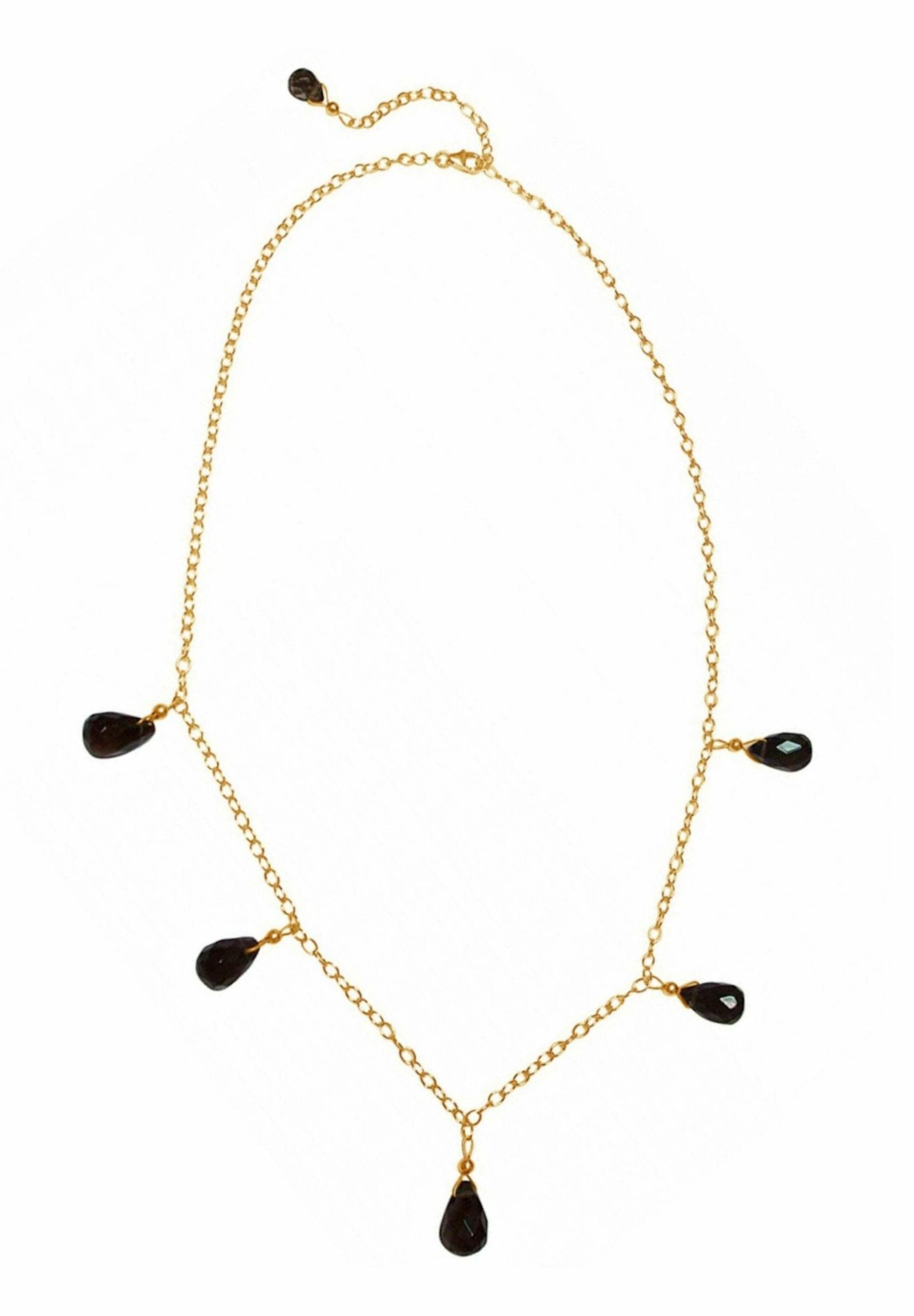 Gemshine Kette mit Anhänger Smoky Drops, Europäischer Schmuck: Qualität liebevoll hergestellt.