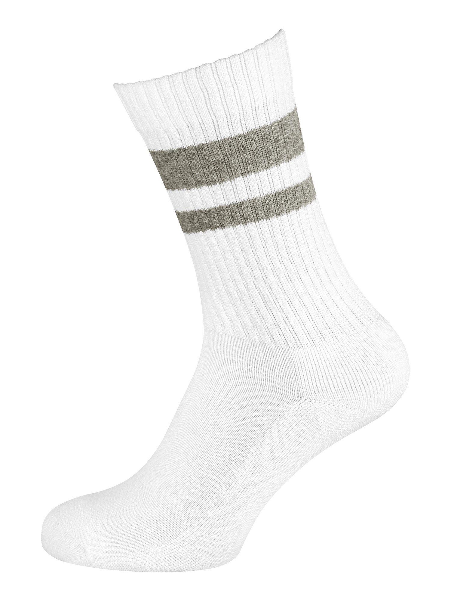 Nur Der Freizeitsocken Sport (3-Paar) weiß/grau/schwarz Socken