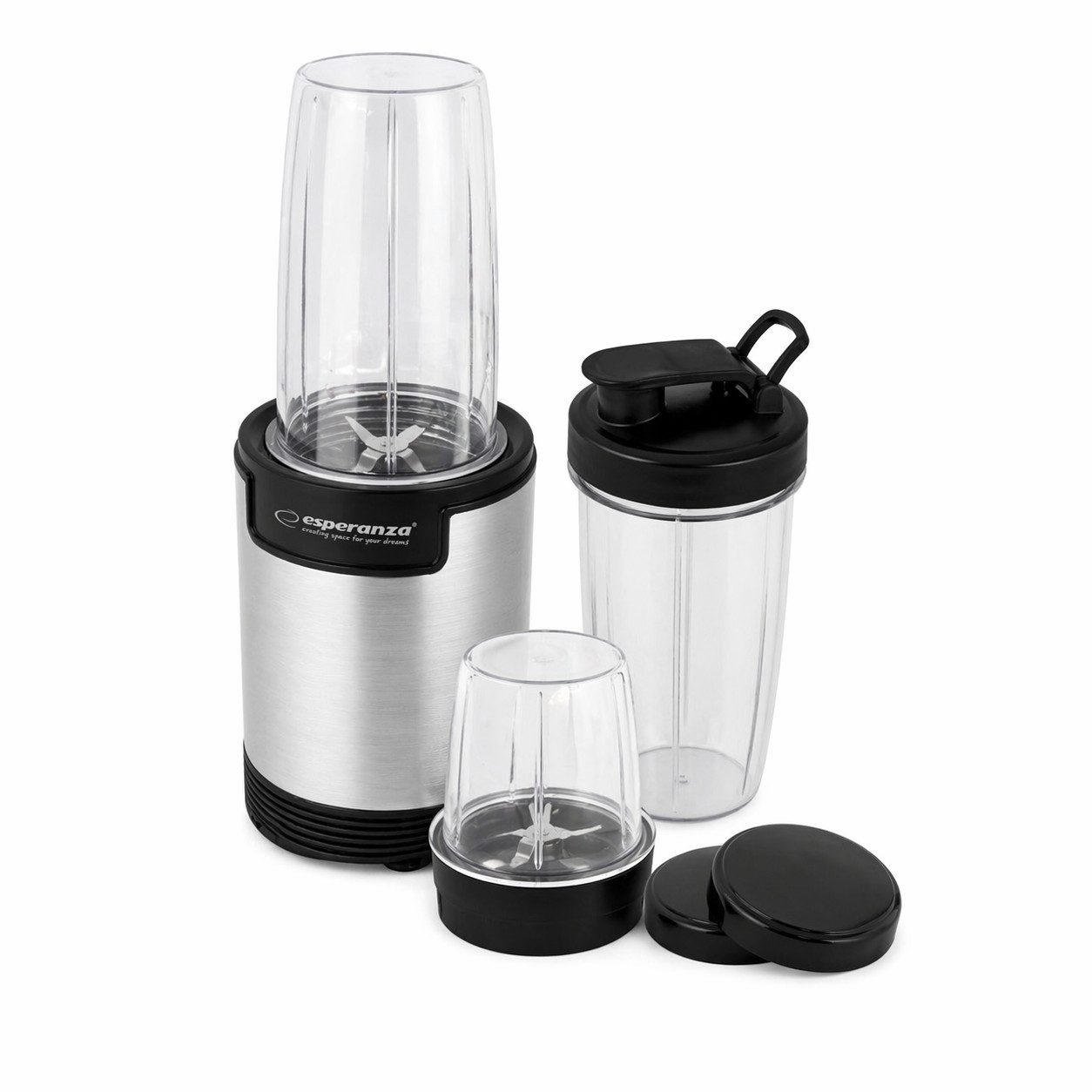 Esperanza Standmixer Esperanza Nutri Bomb 9in1 Nährblender Smoothie Mixer