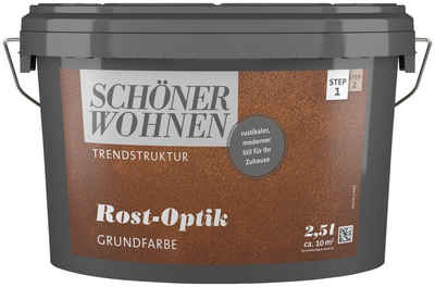 SCHÖNER WOHNEN-Kollektion Wand- und Deckenfarbe »Rost-Optik Grundfarbe«, 2,5 Liter, Grundfarbe für die Rost-Optik