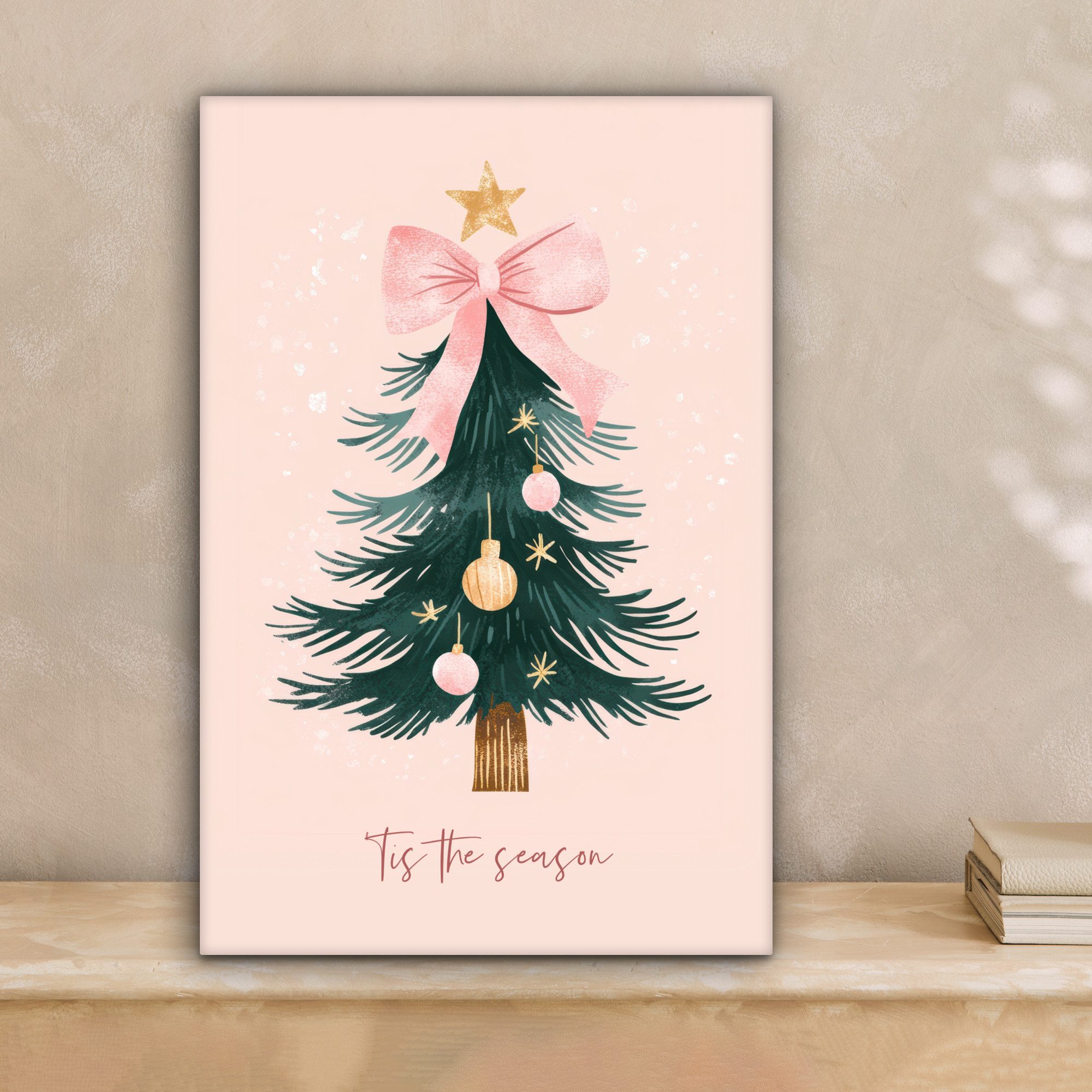 OneMillionCanvasses® Leinwandbild Weihnachtszeit - Weihnachtsbaum - günstig online kaufen