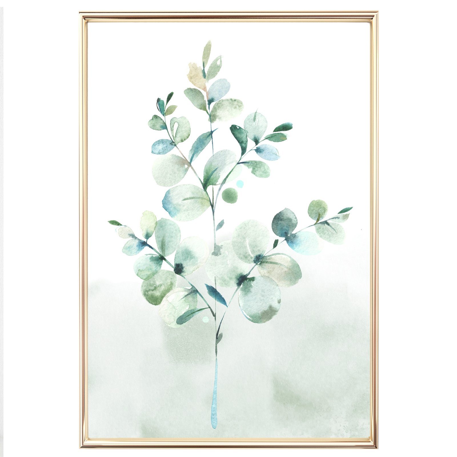 homestyle-accessoires Poster Bilder Set Bilderset Wandbilder EUCALYPTUS TRIO AQUARELLE 3er, - OHNE BILDERRAHMEN - Sorgfältige & sichere Verpackung – Bild 4 von 5