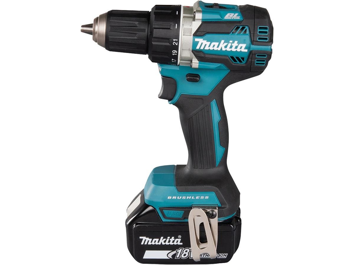 Thumbnail - Makita Akku-Bohrschrauber DDF484RT3J, 18 V, max. 2000 U/min, (Set, 11-tlg., inkl. 3x 5,0 Ah Akkus Li-Ion + Ladegerät DC1...
