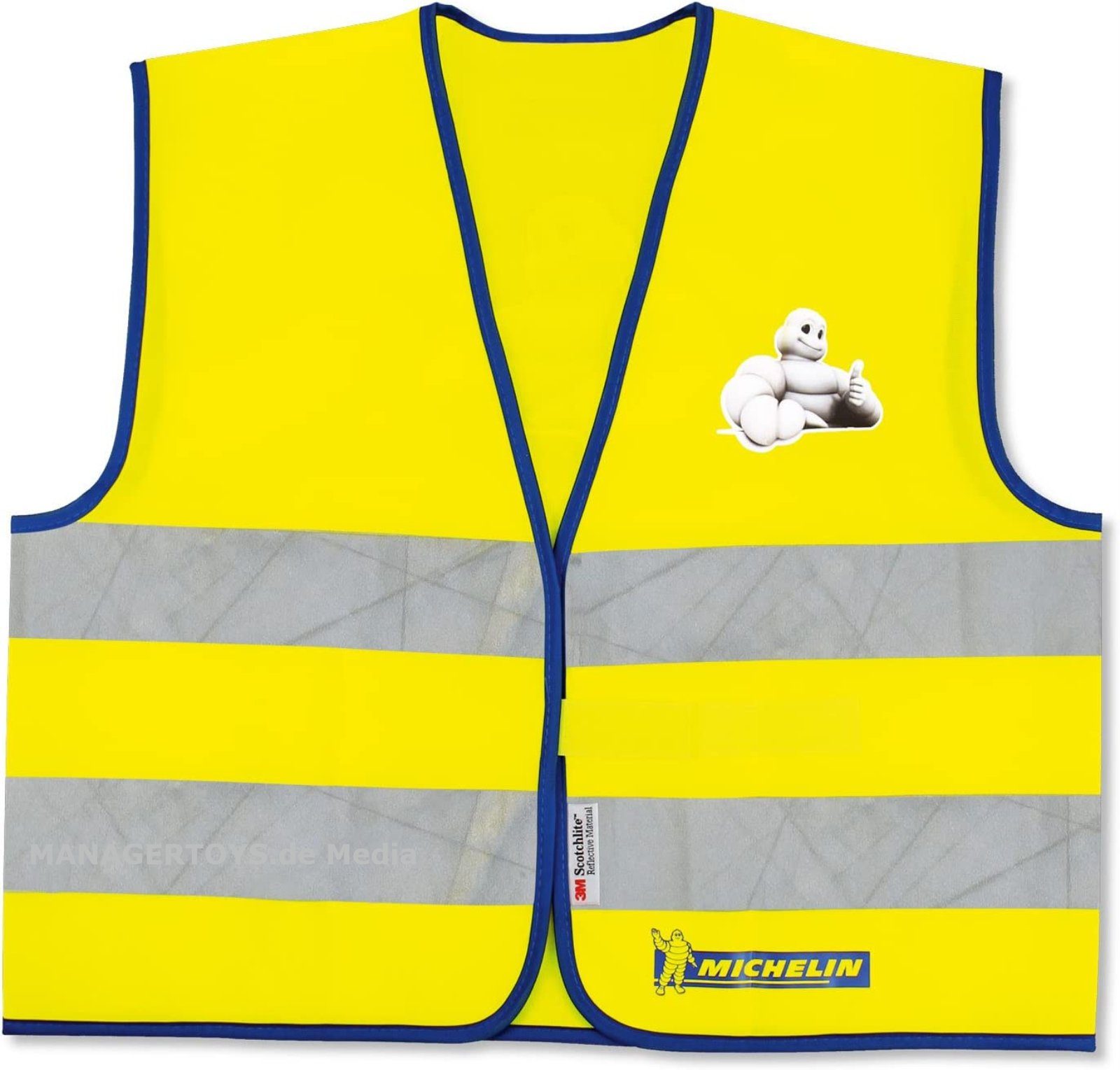 Warnweste Textile Kids Warnweste Kinder 6 - 12 J. Männchen Sicherheitsweste NEON