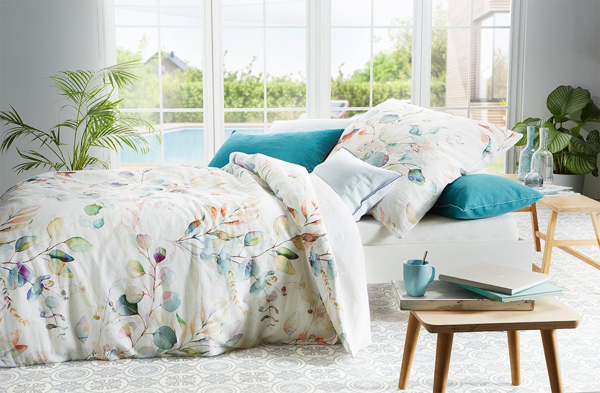 fleuresse Bettwäsche Fleuresse Halbleinen Bettwäsche 135x200 günstig online kaufen