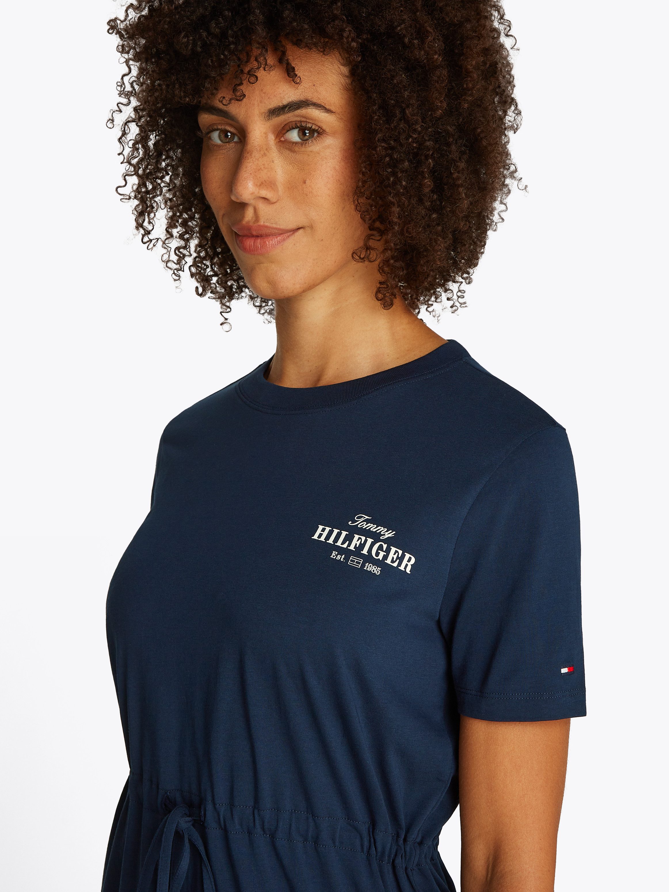 Tommy Hilfiger Shirtkleid HILFIGER TEE DRESS mit Logo