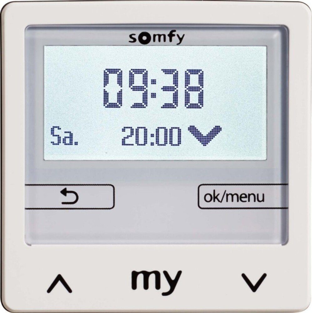 SOMFY GmbH Rollladenmotor Somfy Chronis Smoove IB+ Pure White (1805284)