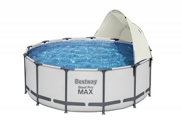 Bestway Pool-Abdeckplane Bestway Flowclear Sonnenschutzdach für runde Pools