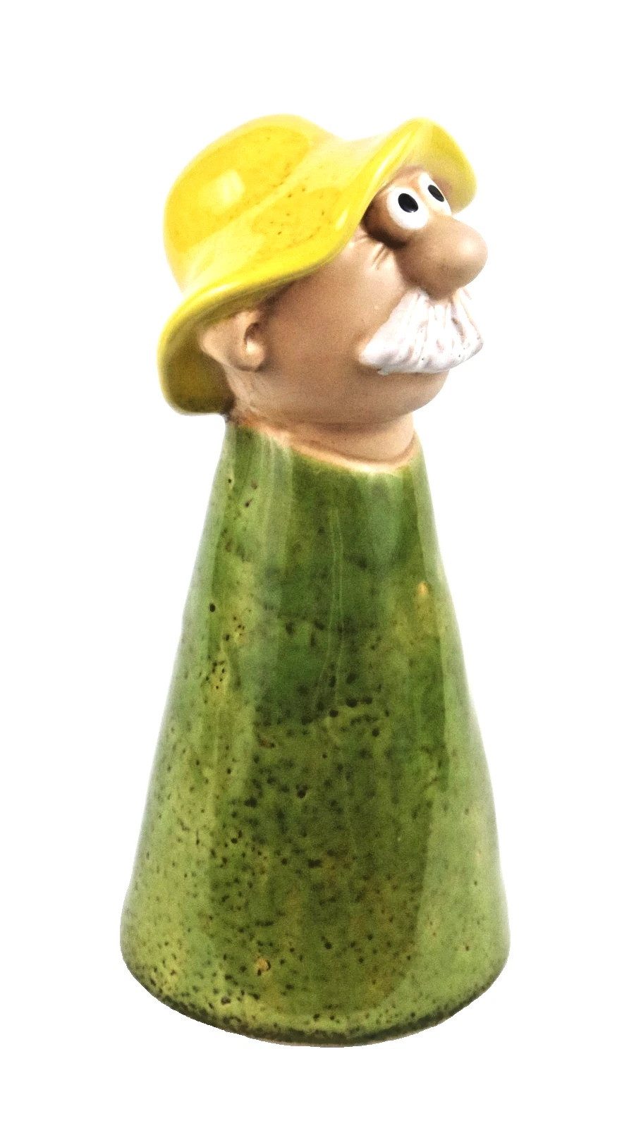 Kaufhaus le petit Dekofigur Gartenstecker Zaunhocker Mann Opa Garten Deko Skulptur Figur Objekt, Dekofigur, Dekoobjekt aus Keramik – Bild 4 von 5