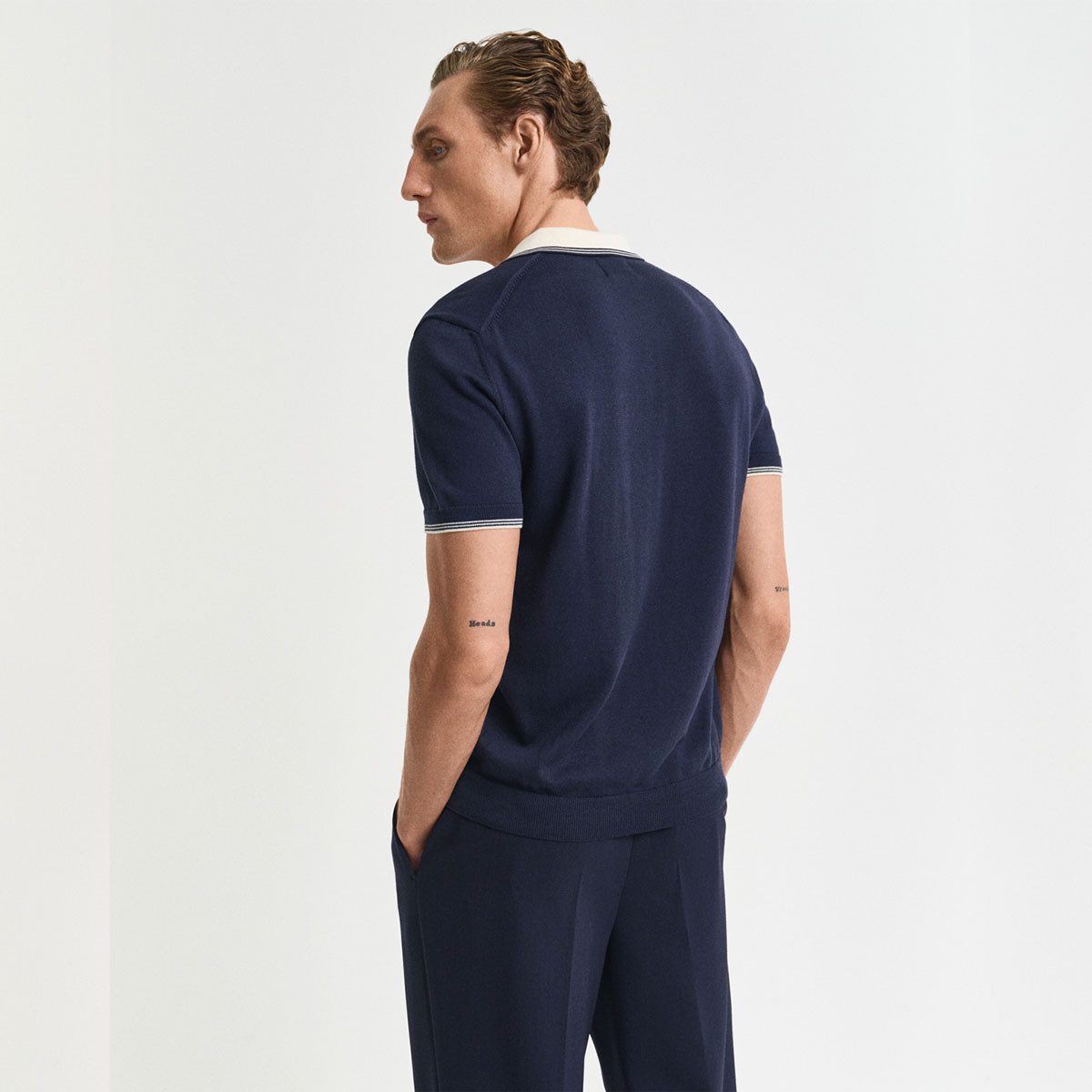 Gant Poloshirt 8030237 Herren Poloshirt in dezenter Strickstruktur