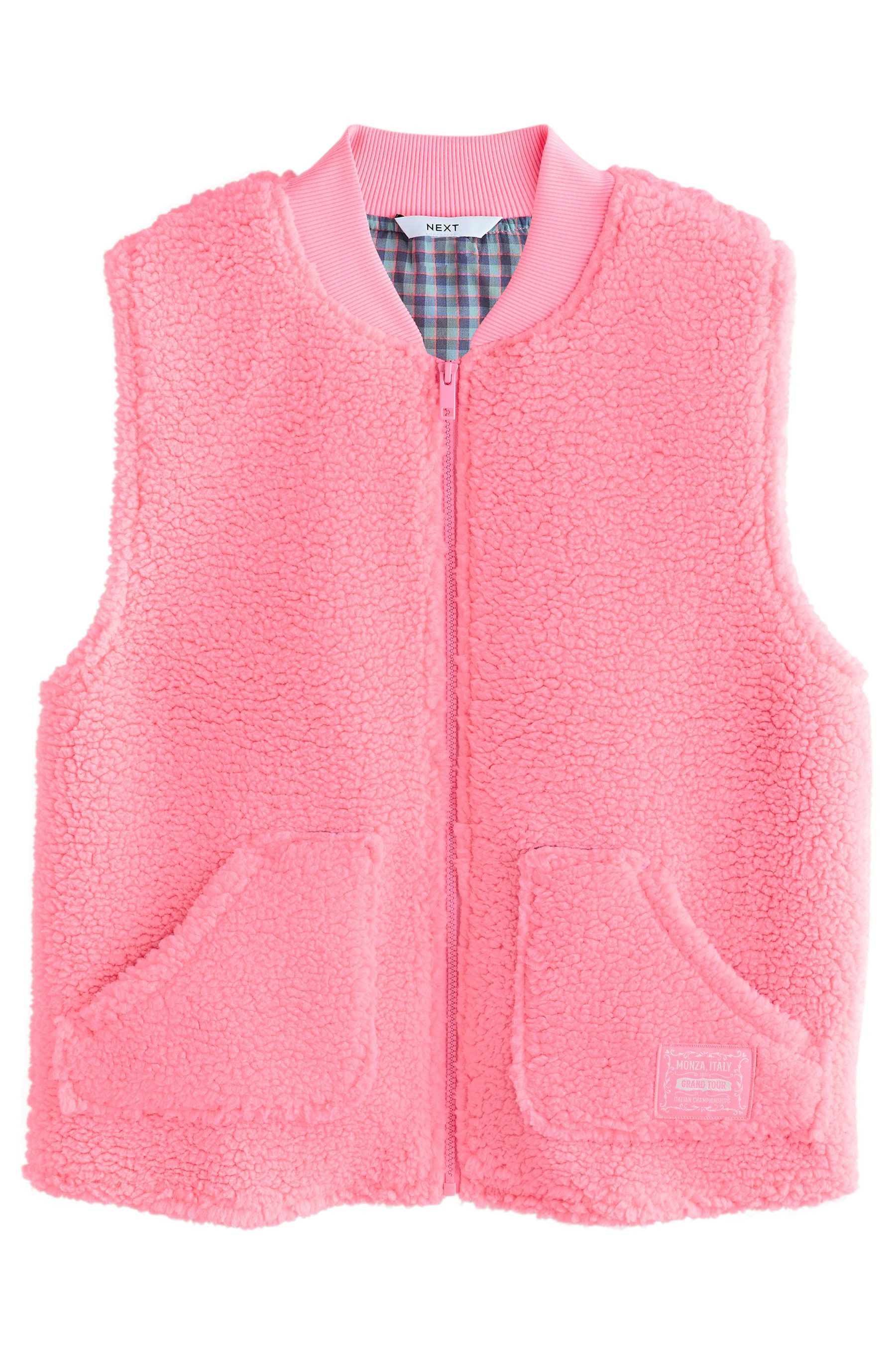 Fleeceweste Borg-Gilet mit Reißverschluss