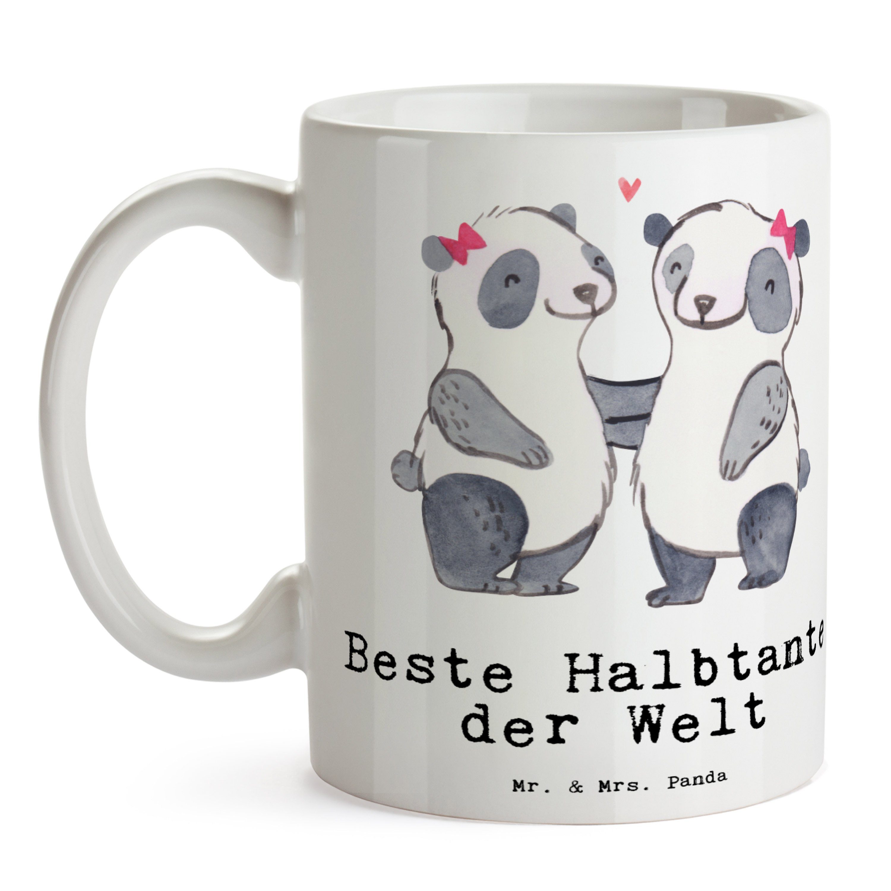 Mr. & Mrs. Panda Tasse Becher, Welt Geschenk, Büro, - - Stief, Schenken, Weiß Tee, Kaffeebecher, Familie, Beste Halbtante Mitbringsel, Keramik Panda Kaffeetasse, Geschenkidee, der