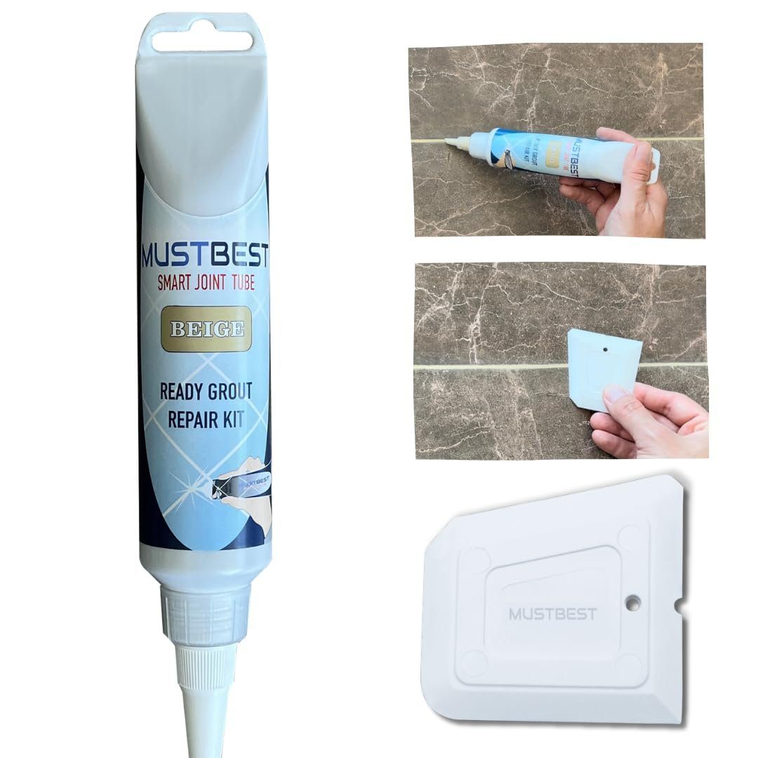 MustBest Fugenfueller Schnell trocknend Fliesenfugenreparatur