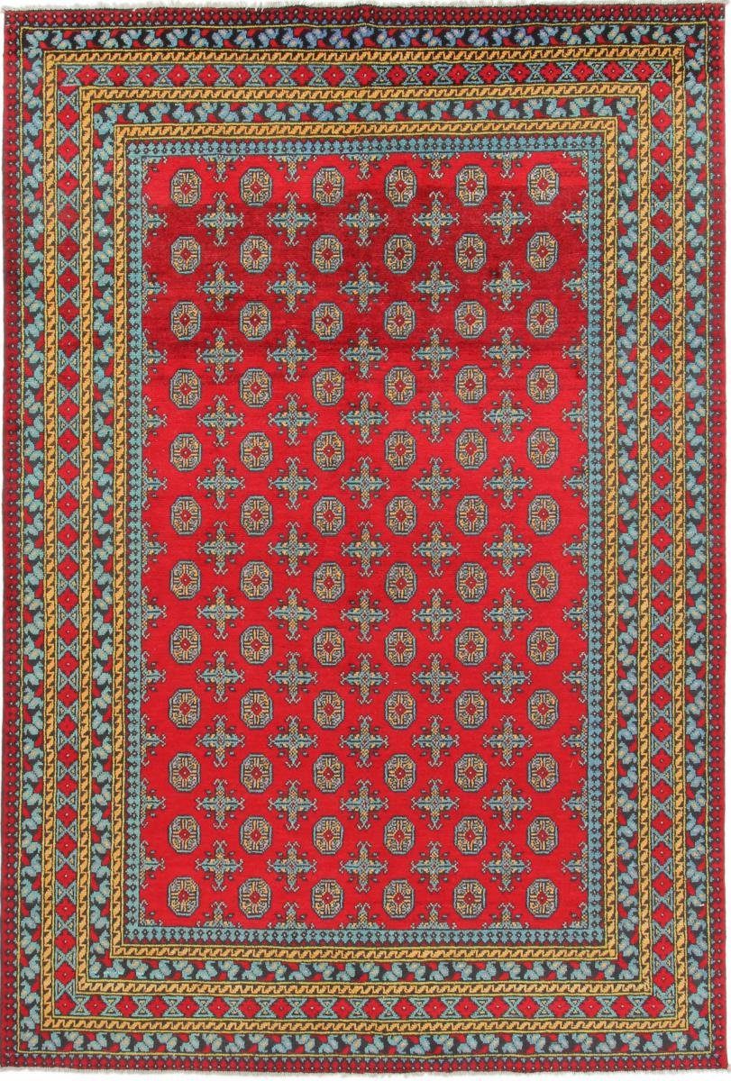 Orientteppich Afghan Akhche 199x293 Handgeknüpfter Orientteppich, Nain Trading, rechteckig, Höhe: 6 mm
