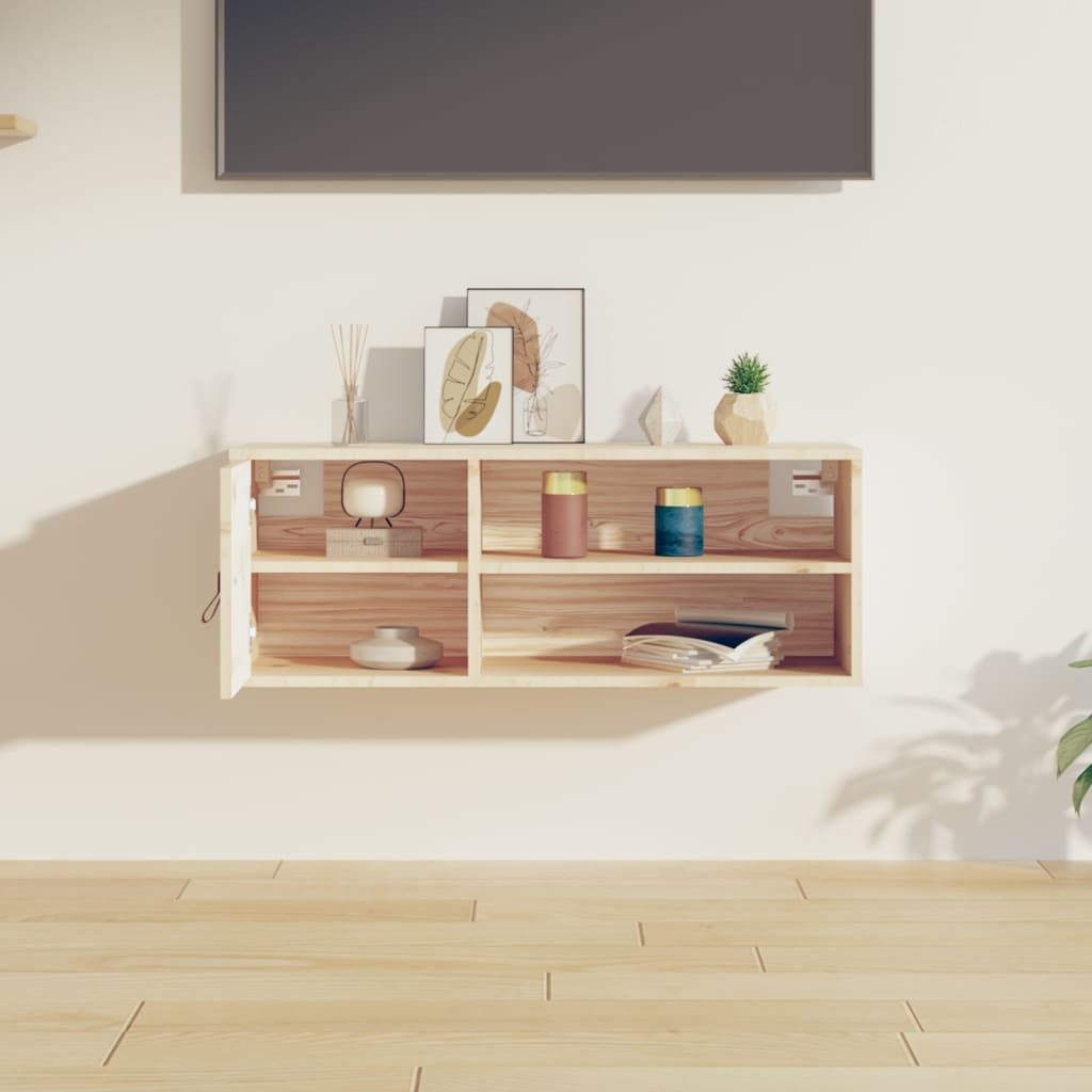 vidaXL Regal Wandschrank 80x30x30 cm Massivholz günstig online kaufen