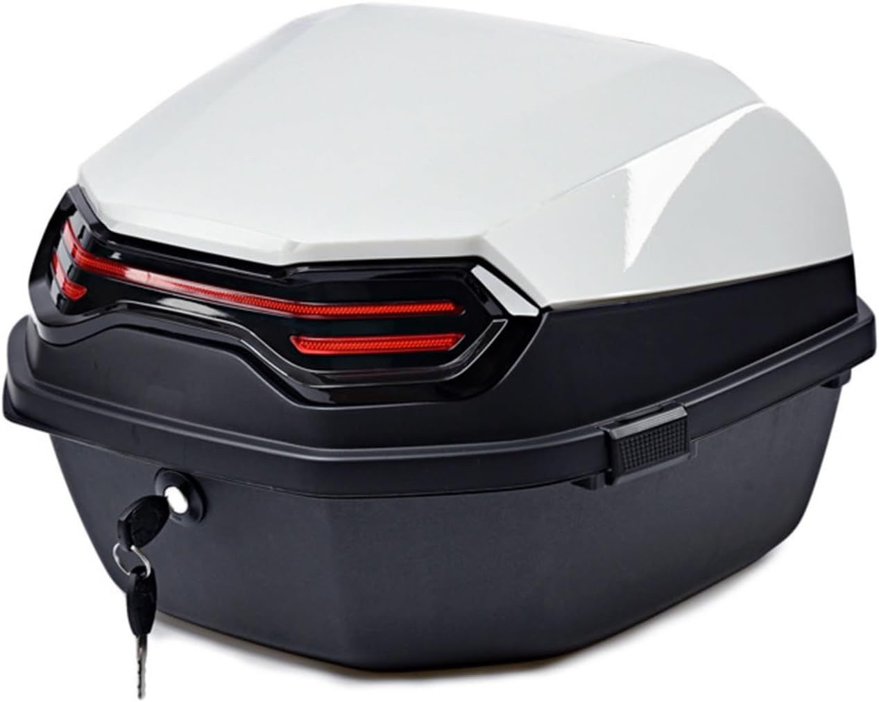 Kofferset Motorrad Topcase # BT11 45 Liter Universal weiß