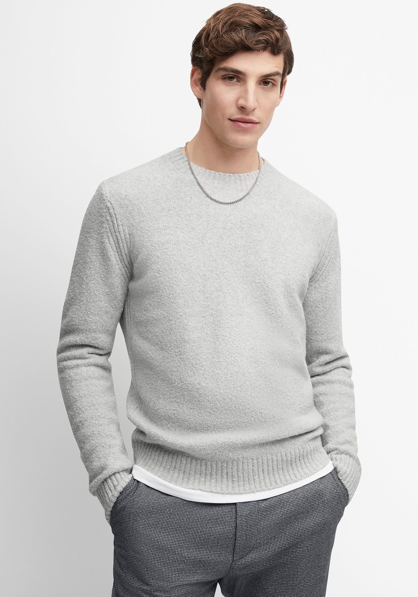 Cinque Rundhalspullover CIZAC mit Strickbündchen