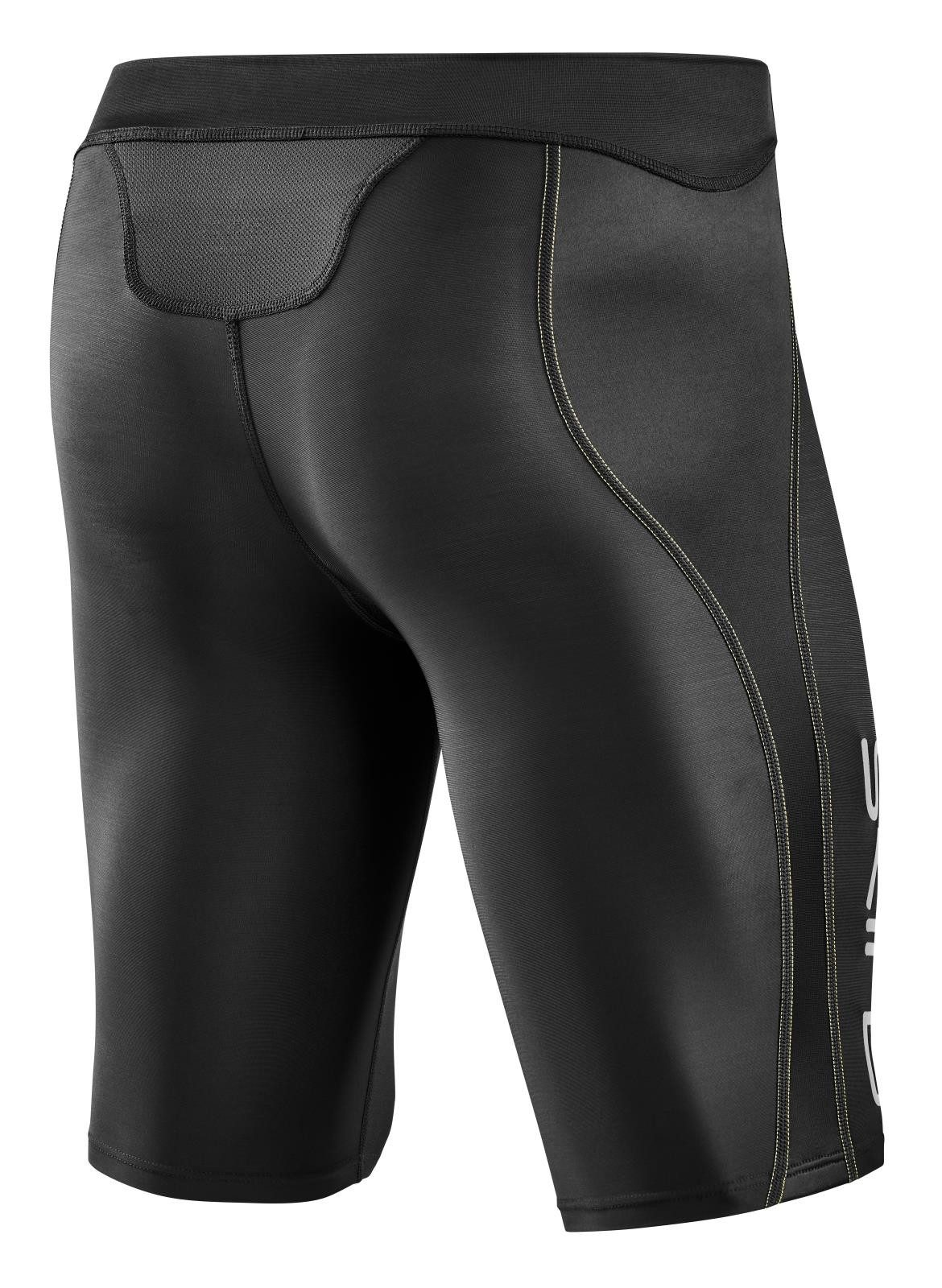 Skins Funktionshose 3-Series Half Tight 400 Short (enganliegend) kurz schwarz/gelb Herren