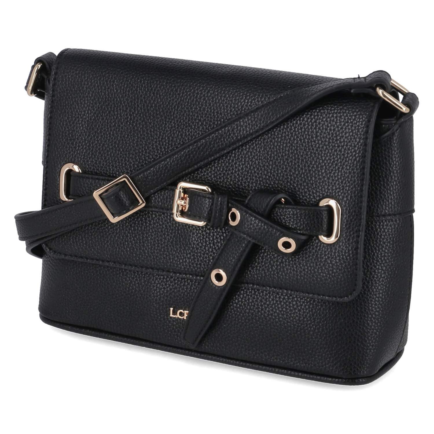 L. CREDI Handtasche L.Credi 1006604/200 Damen Umhängetaschen Synthetik black