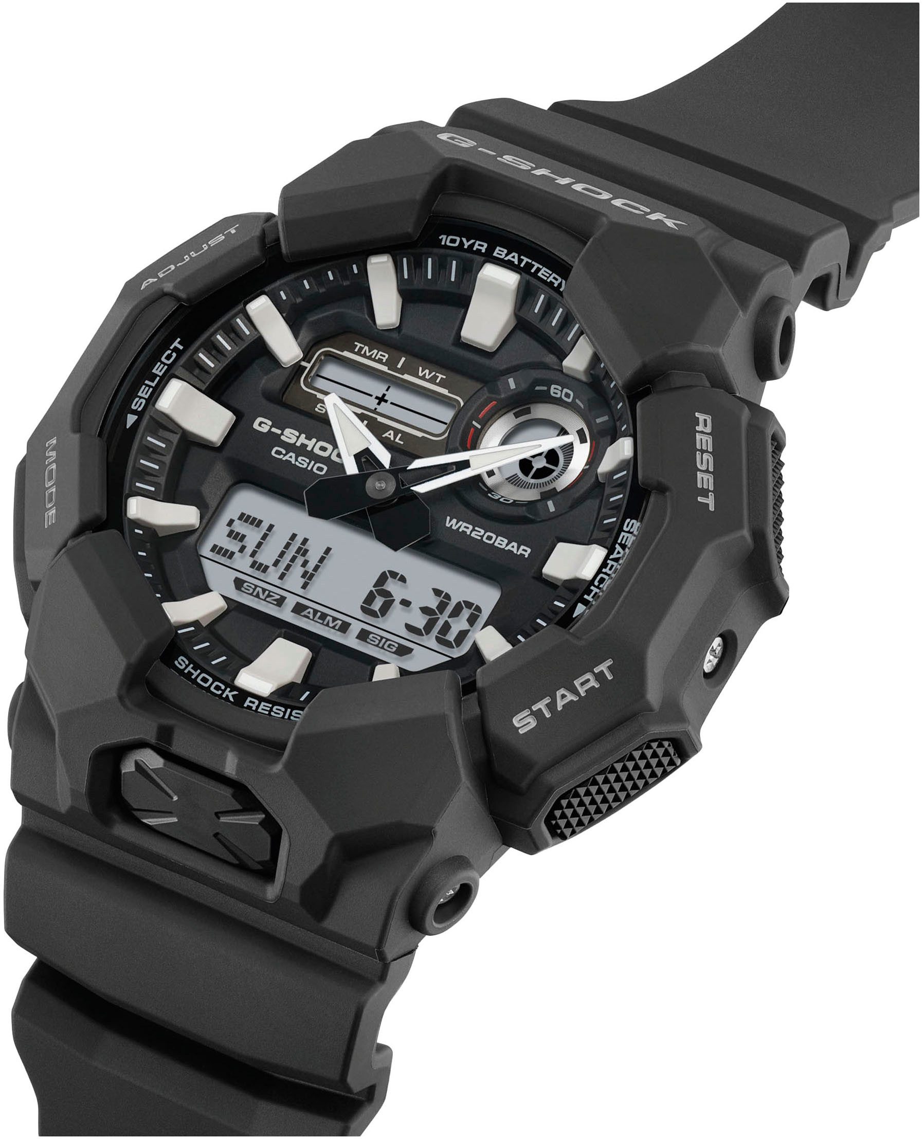 CASIO G-SHOCK Chronograph GA-010-1AER, Quarzuhr, Armbanduhr,Herrenuhr, digi günstig online kaufen