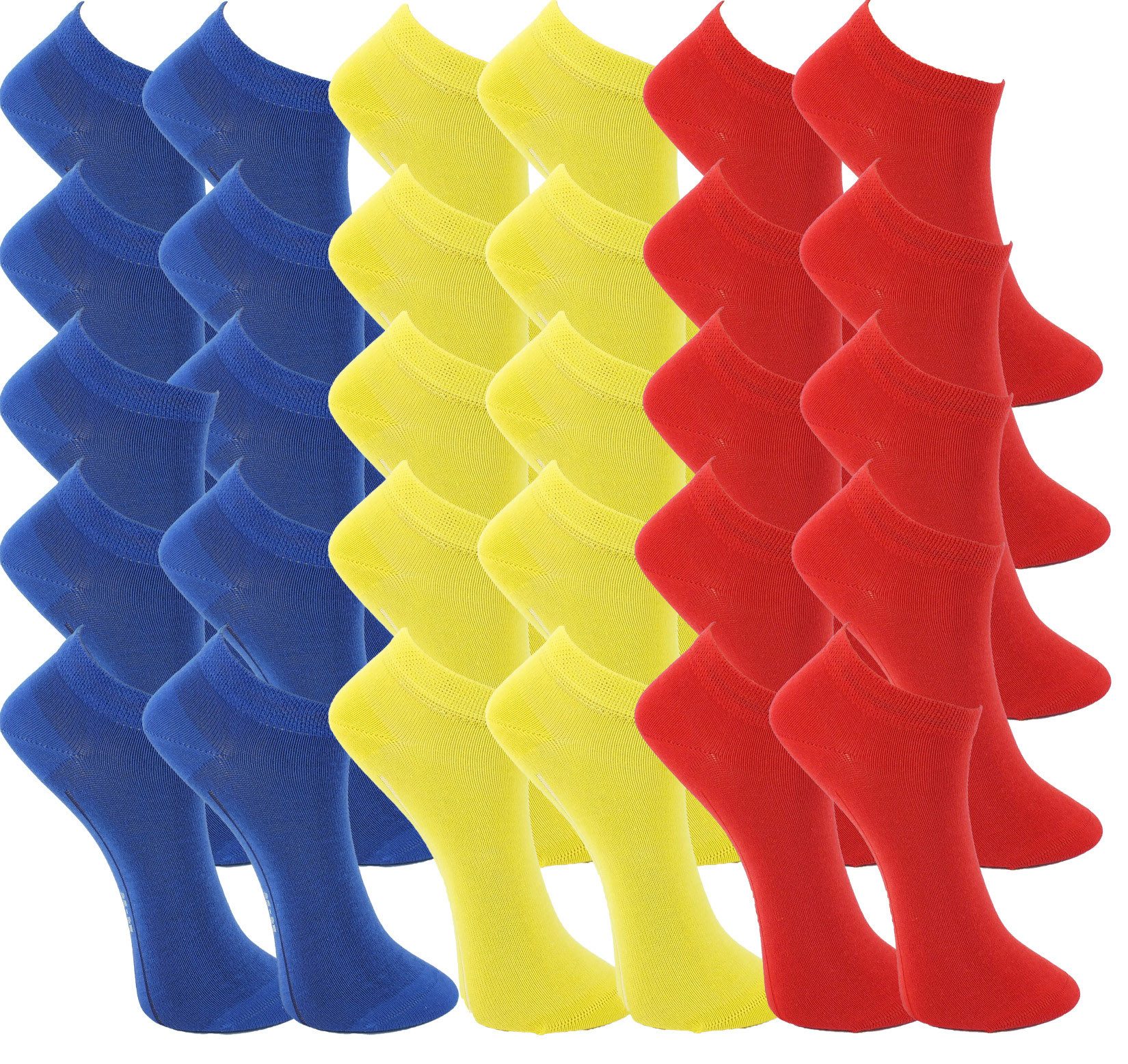 Camano Sneakersocken 15 Paar Sneakersocken Bunt (15-Paar)