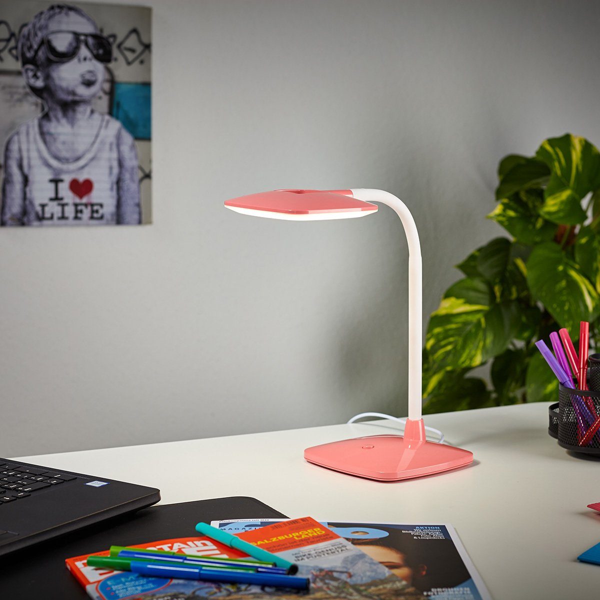 MeLiTec Tischleuchte Tageslichtlampe, T143-2, nein, warmweiß, günstig online kaufen