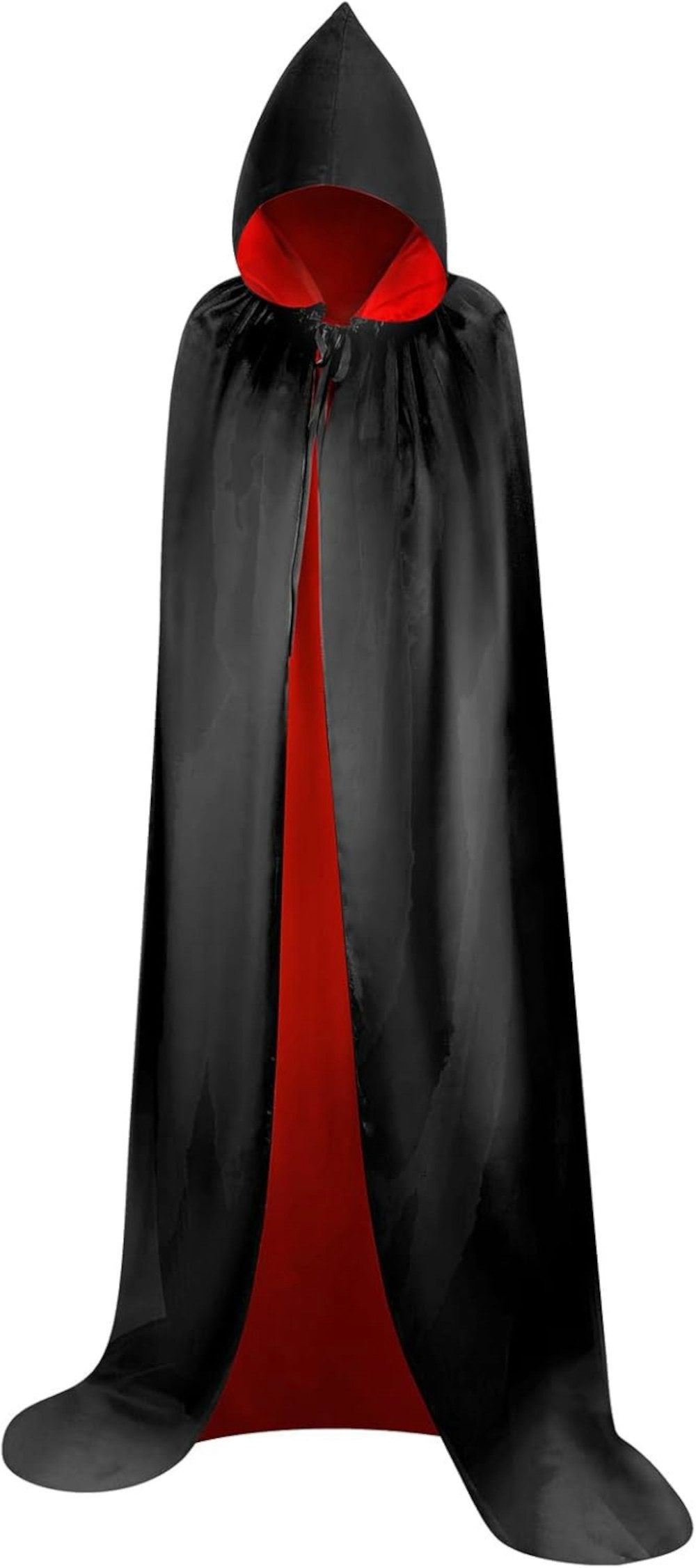 UE Stock Umhang Halloween Unisex Umhang mit Kapuze Cosplay Kostüm Gr. S Schwarz Rot