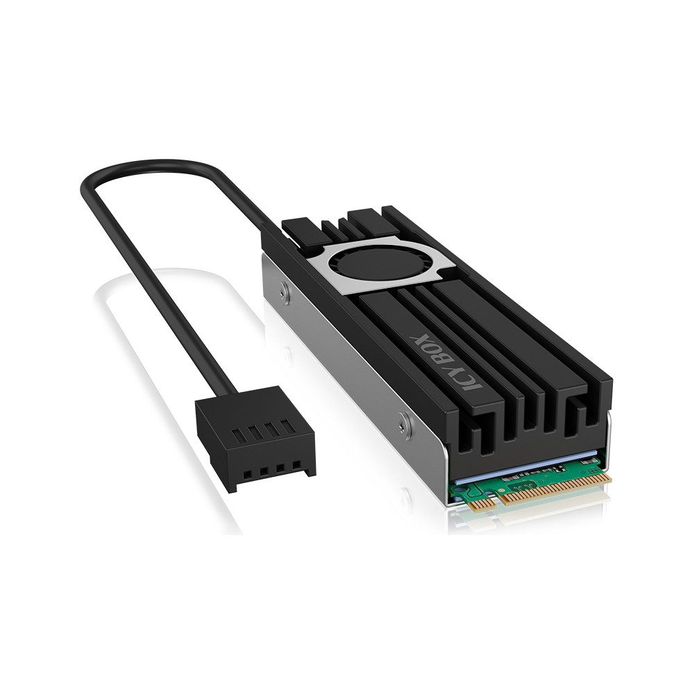 Computer-Kühler ICY BOX IB-M2HSF-703 Kühlkörper für M.2-SSDs.
