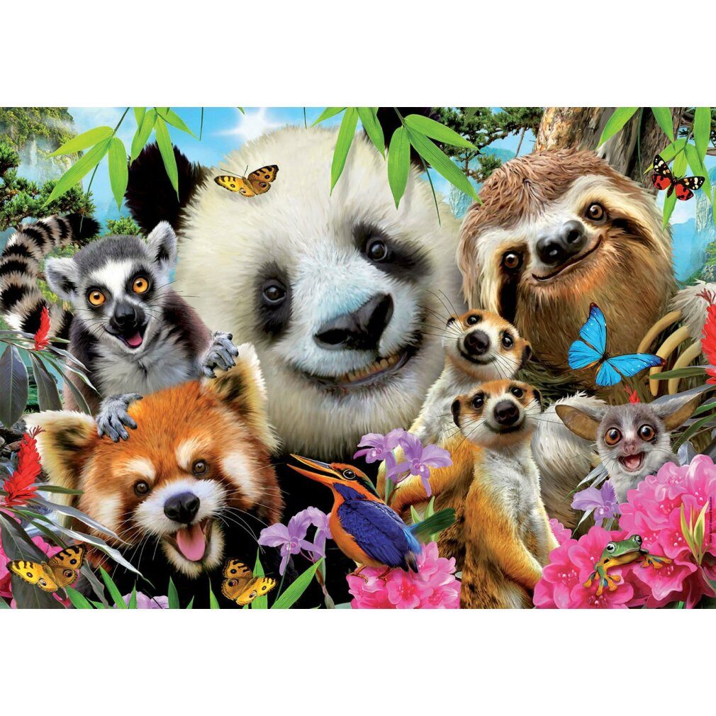 Educa Puzzle PUZZLE 300 SCHWARZÄUGIGE FREUNDE SELFIE 18610, Puzzleteile