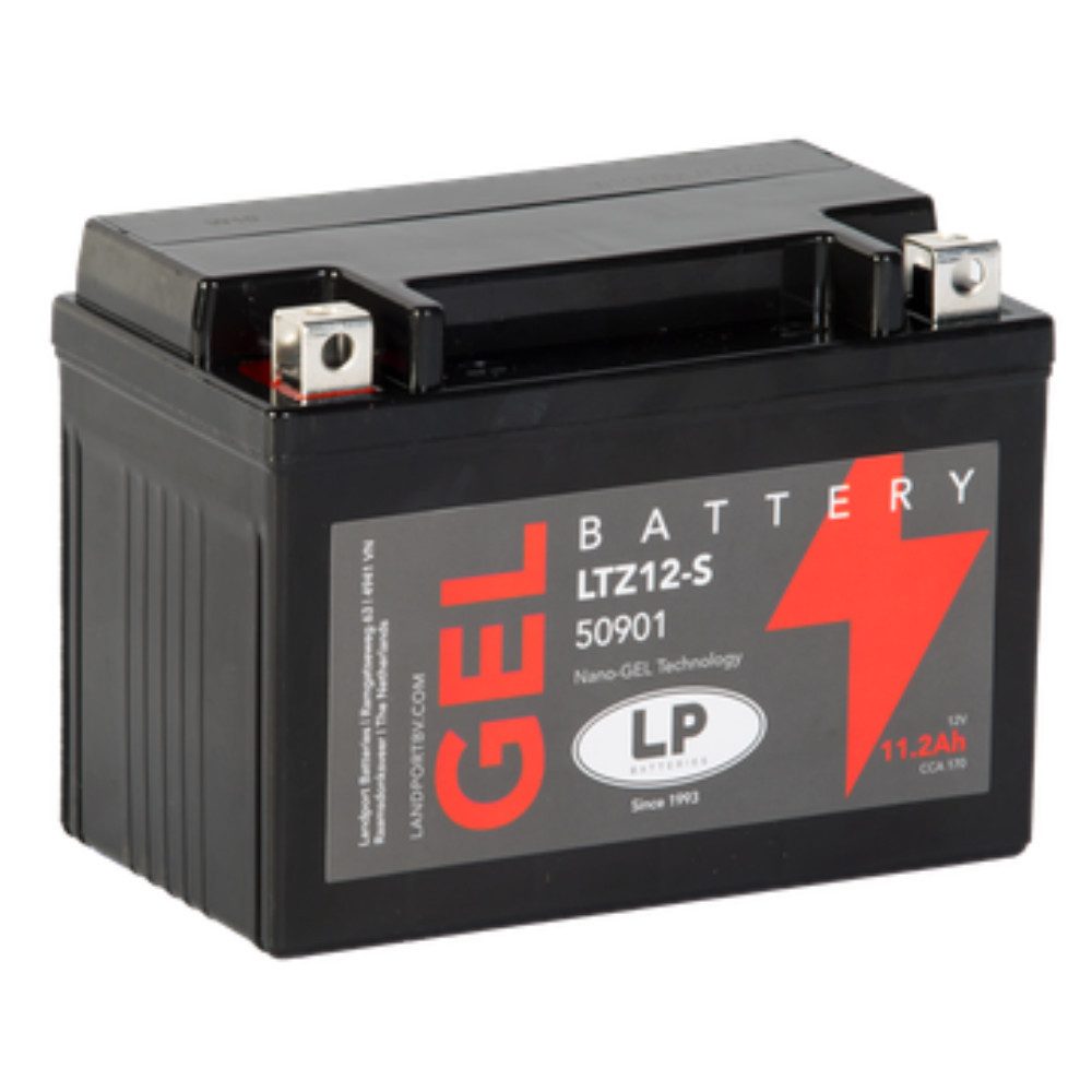Batterie 12V 11,2Ah für Motorrad Startbatterie MG LTZ12-S Bleiakkus